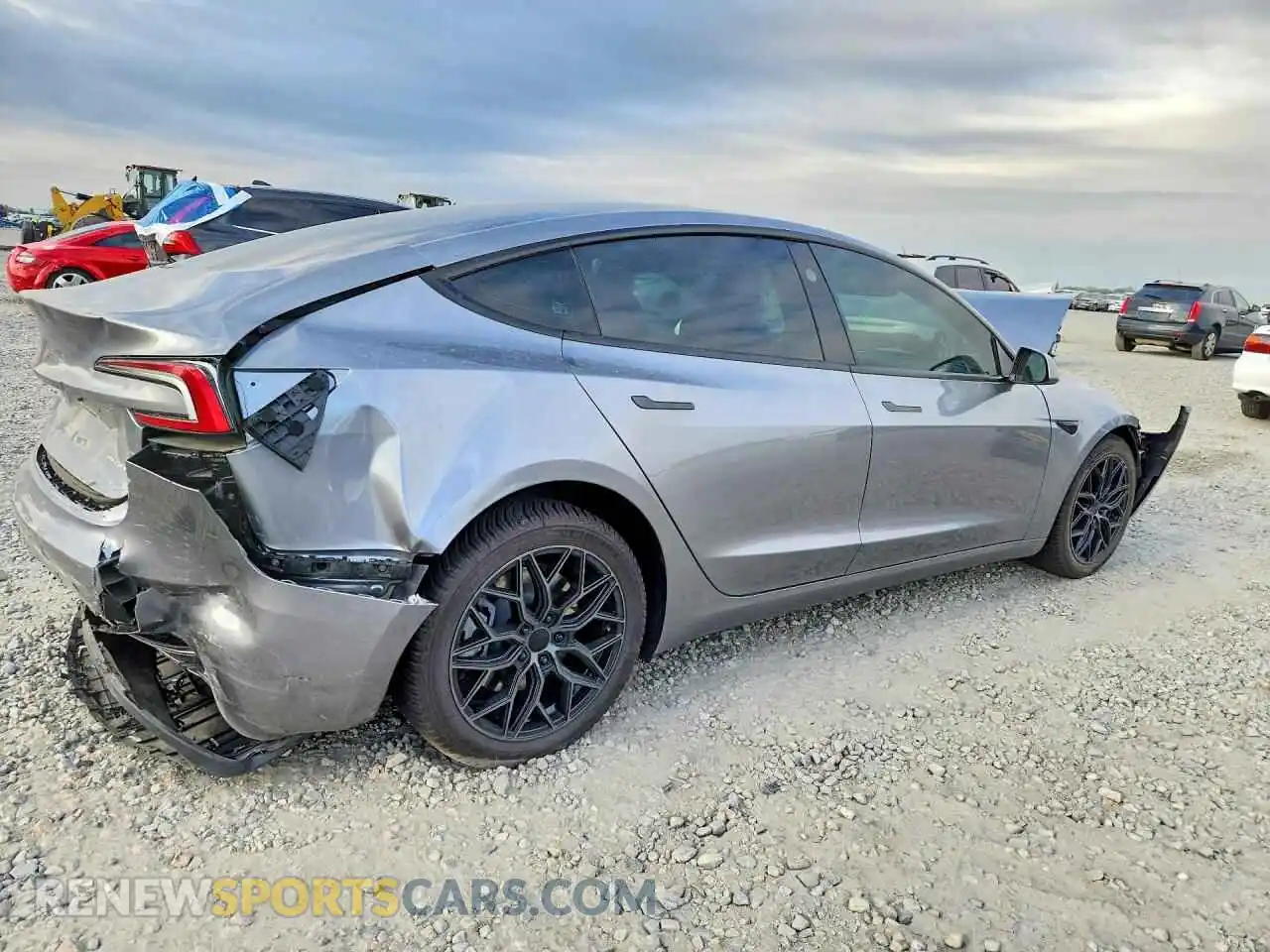 3 Photograph of a damaged car 5YJ3E1EB6SF997783 TESLA MODEL 3 2025