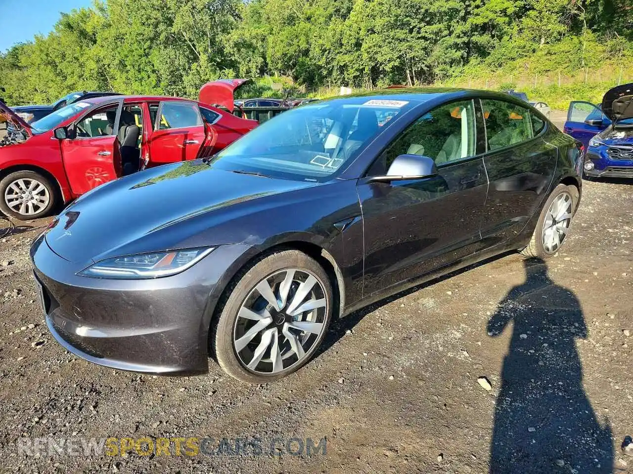 1 fotografías del automóvil dañado 5YJ3E1EB7SF021060 TESLA MODEL 3 2025
