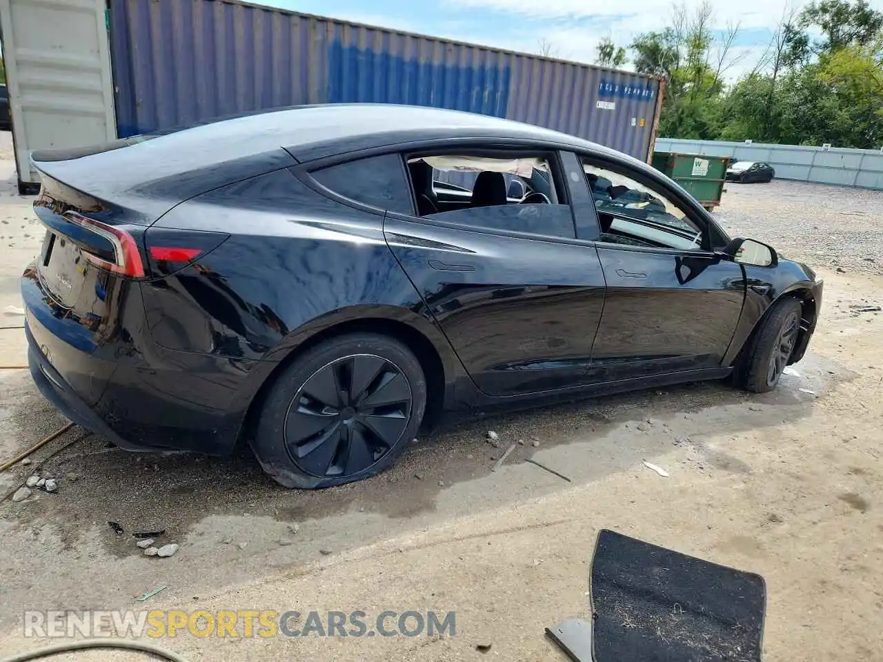 3 Photograph of a damaged car 5YJ3E1EB7SF063843 TESLA MODEL 3 2025