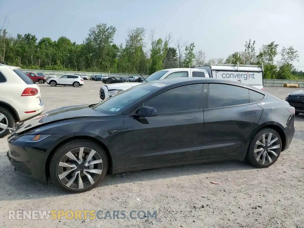 1 Photograph of a damaged car 5YJ3E1EB7SF900896 TESLA MODEL 3 2025