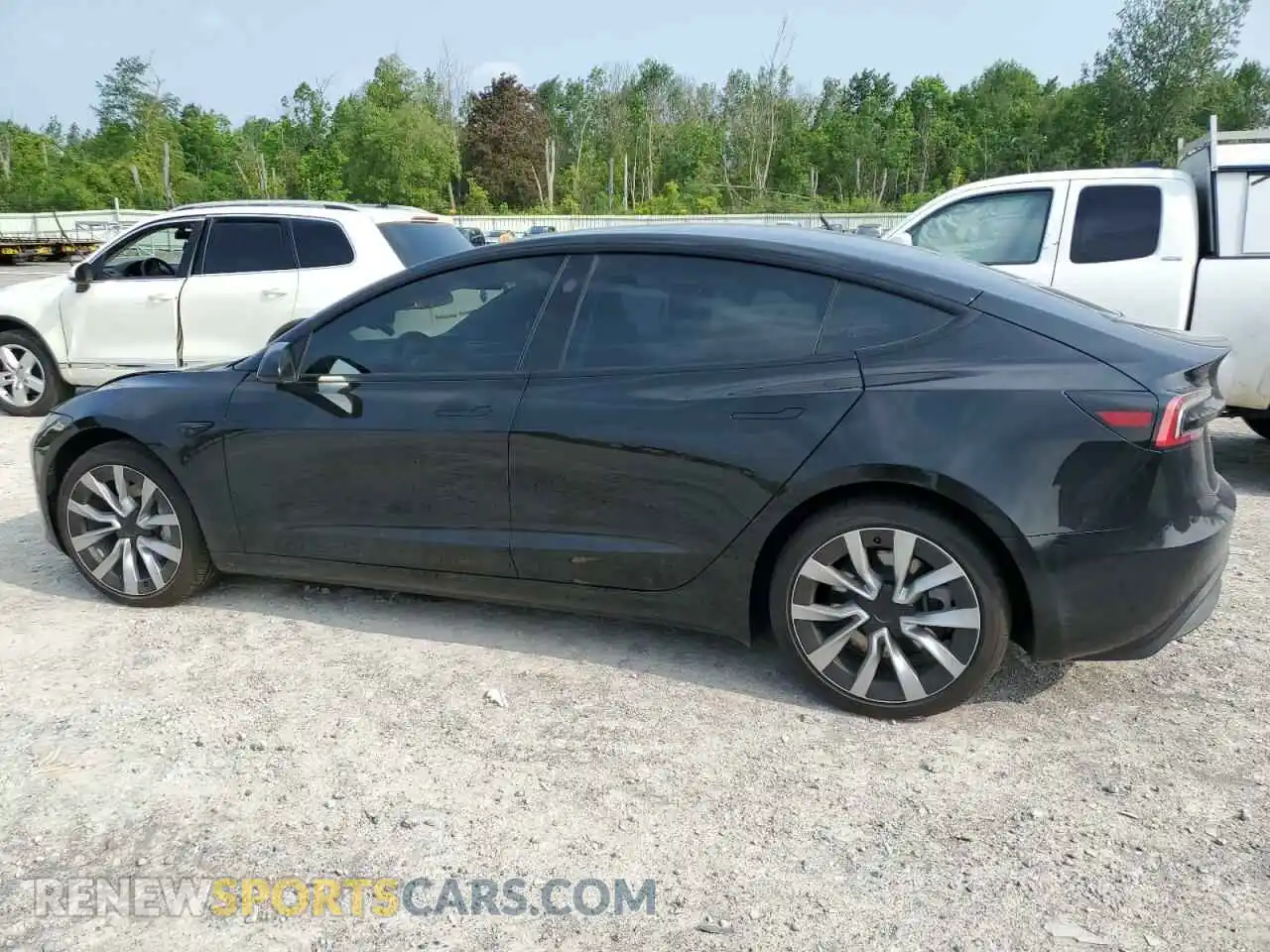 2 Photograph of a damaged car 5YJ3E1EB7SF900896 TESLA MODEL 3 2025