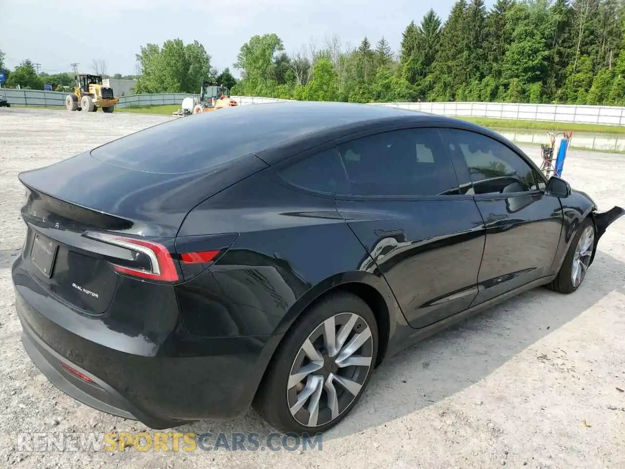 3 Photograph of a damaged car 5YJ3E1EB7SF900896 TESLA MODEL 3 2025