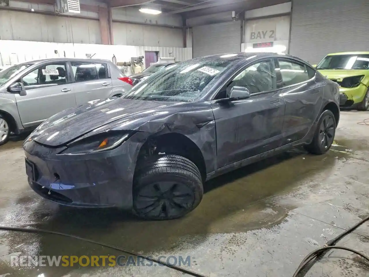 1 Photograph of a damaged car 5YJ3E1EB7SF914362 TESLA MODEL 3 2025