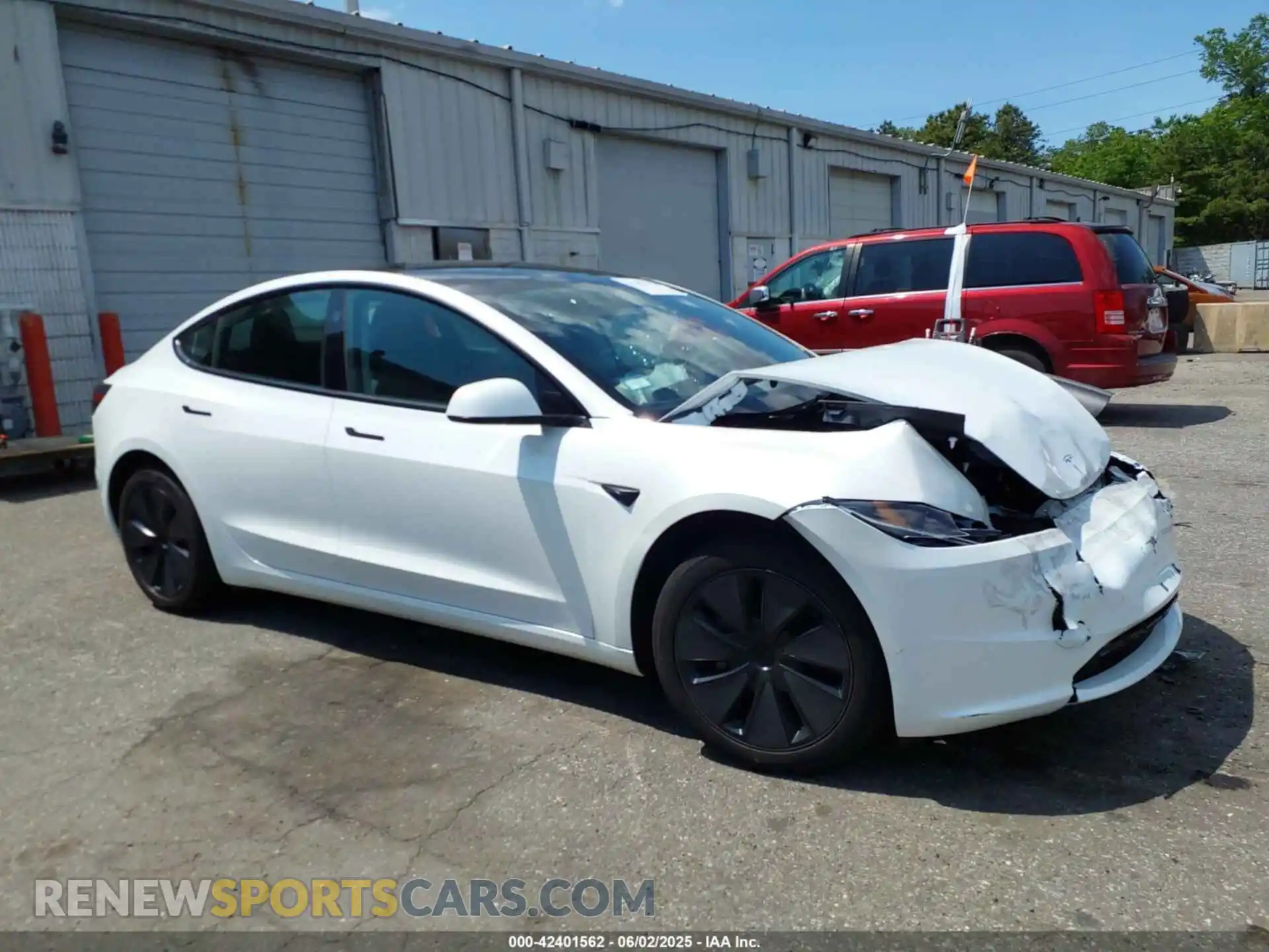 1 Photograph of a damaged car 5YJ3E1EB7SF931422 TESLA MODEL 3 2025