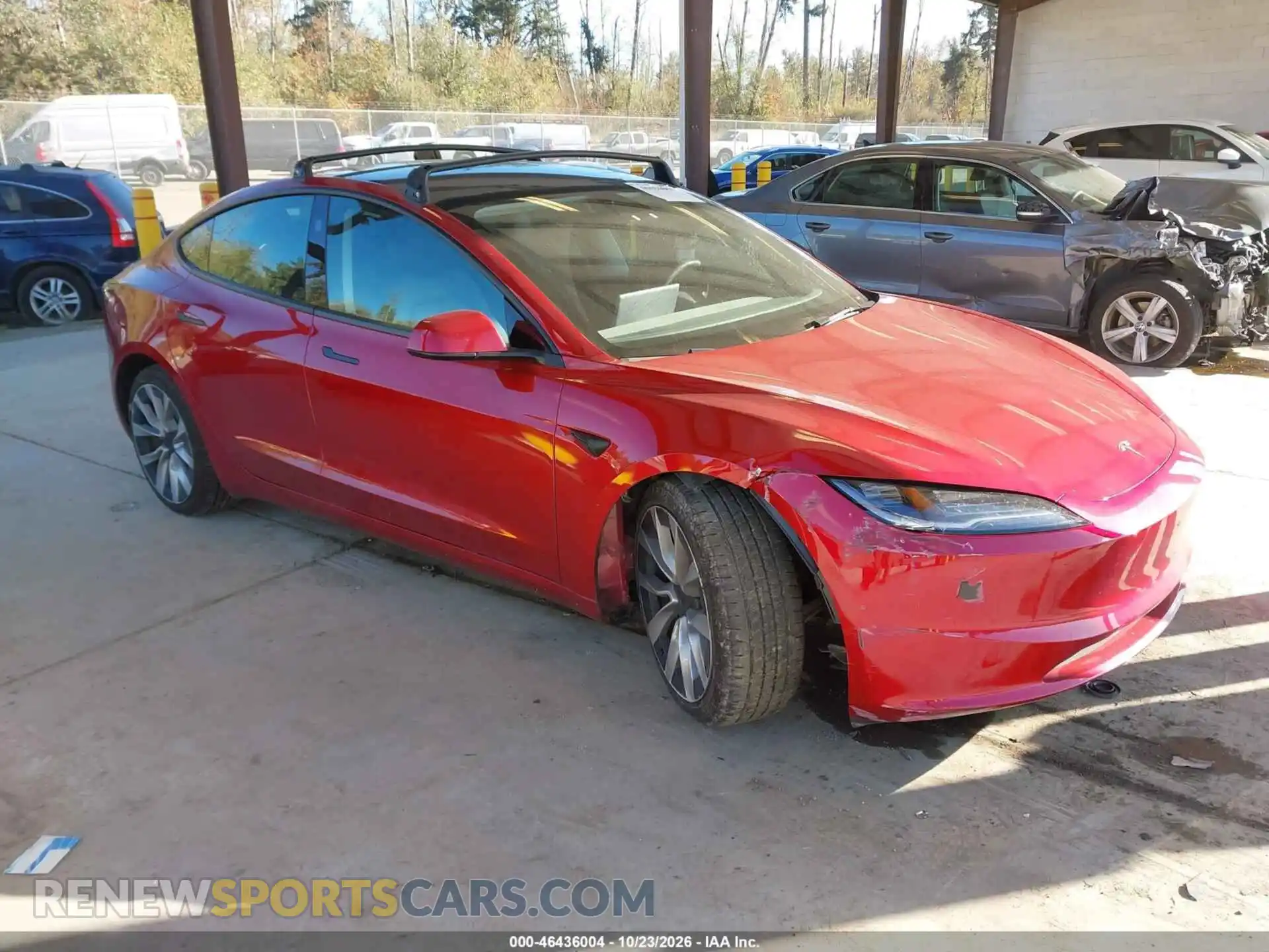 1 Photograph of a damaged car 5YJ3E1EB7SF932585 TESLA MODEL 3 2025