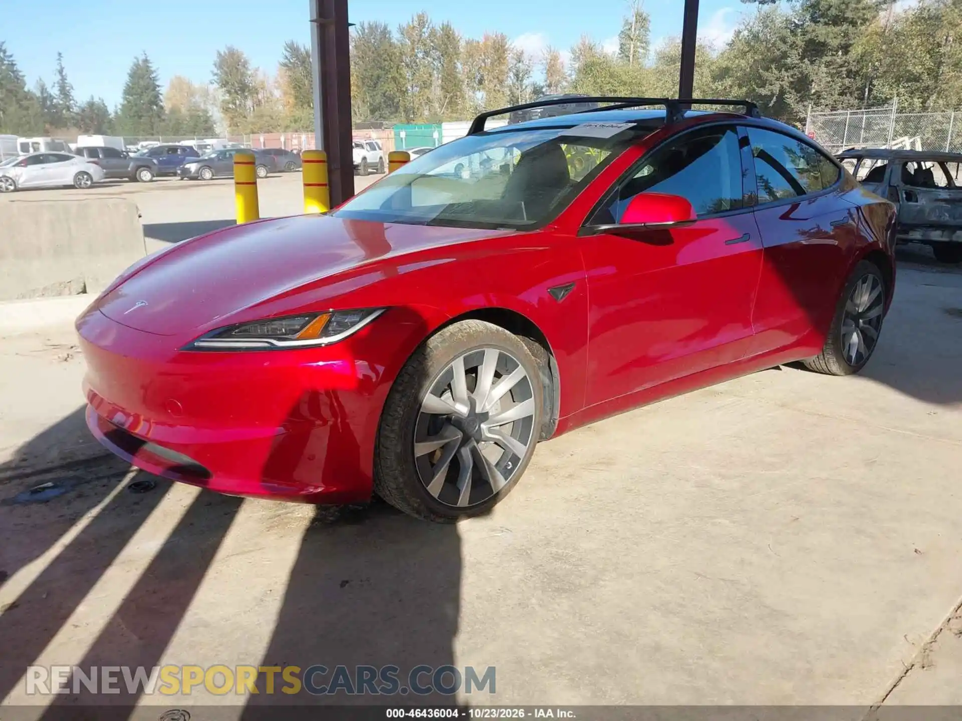 2 Photograph of a damaged car 5YJ3E1EB7SF932585 TESLA MODEL 3 2025