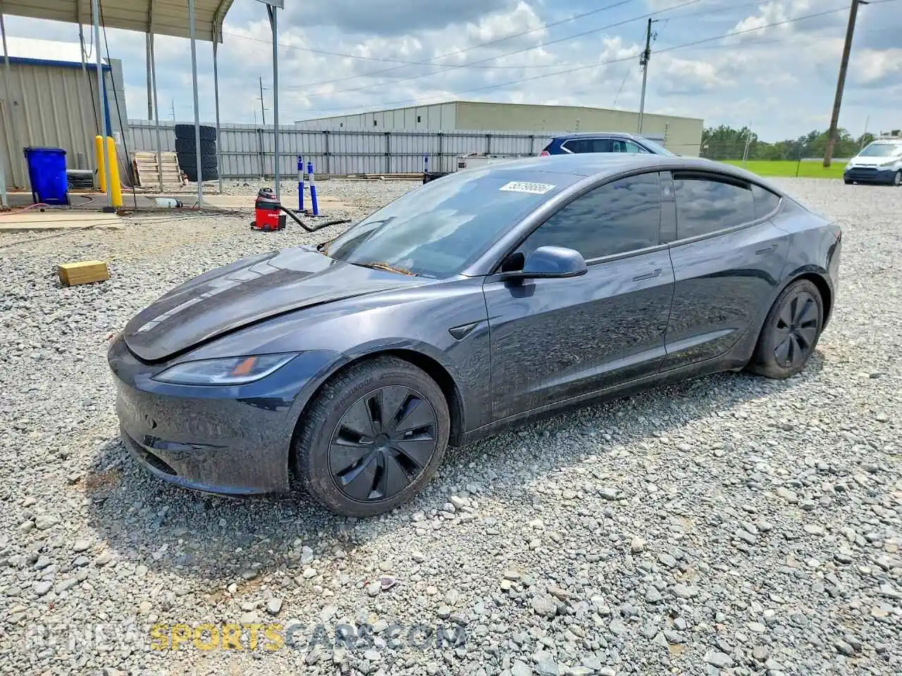 1 Photograph of a damaged car 5YJ3E1EB7SF942064 TESLA MODEL 3 2025