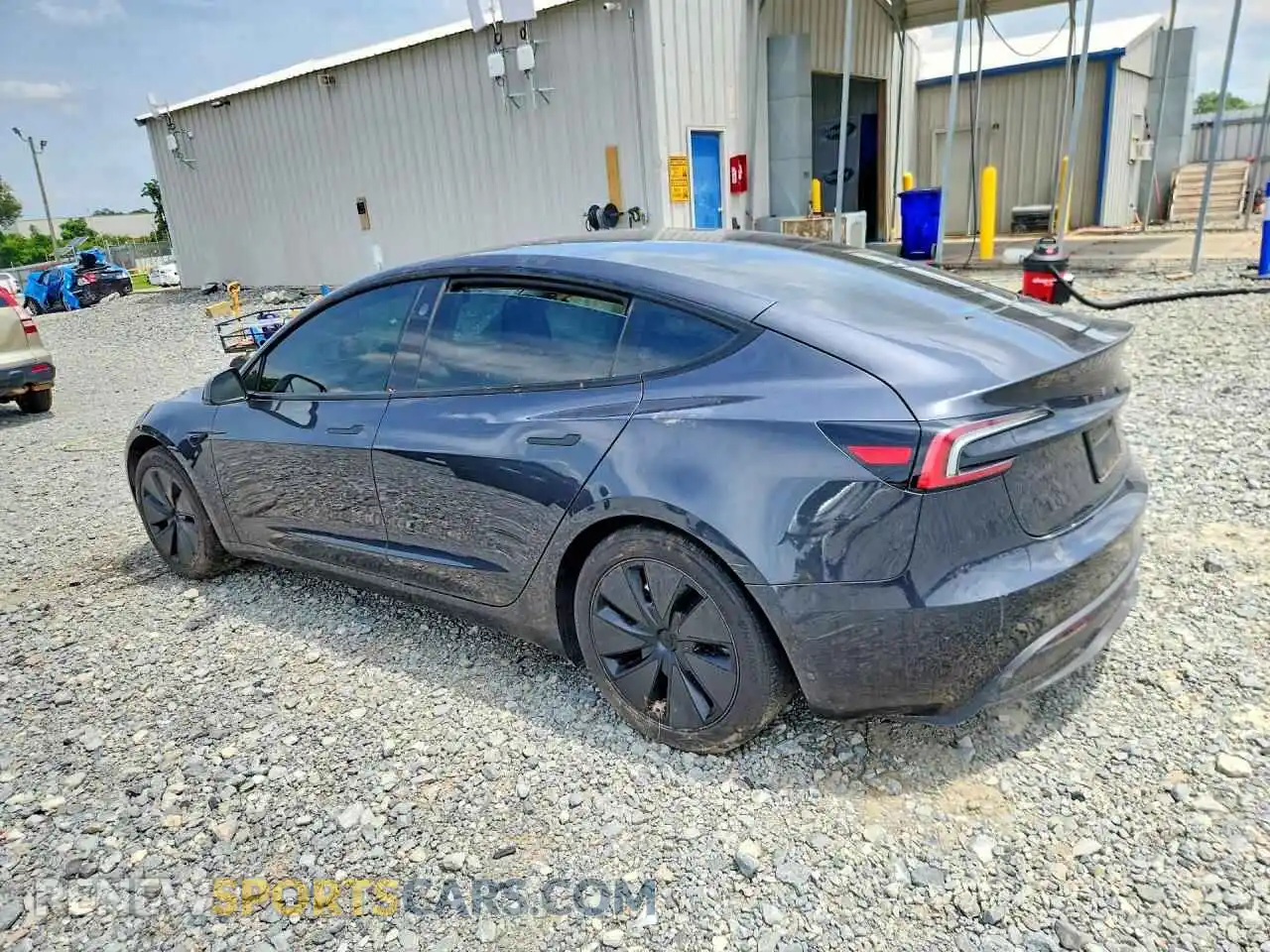 2 Photograph of a damaged car 5YJ3E1EB7SF942064 TESLA MODEL 3 2025
