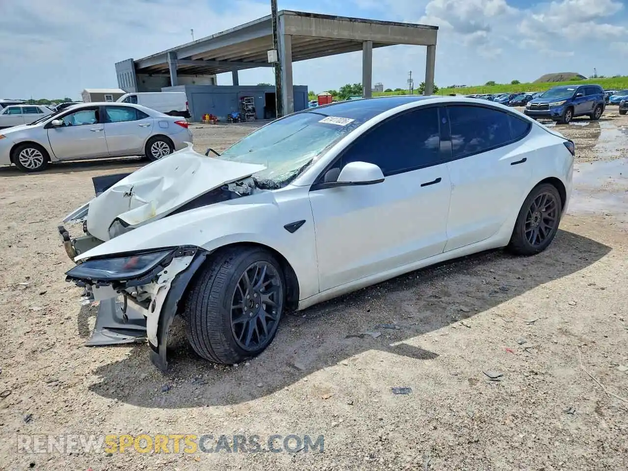 1 fotografías del automóvil dañado 5YJ3E1EB8SF003697 TESLA MODEL 3 2025