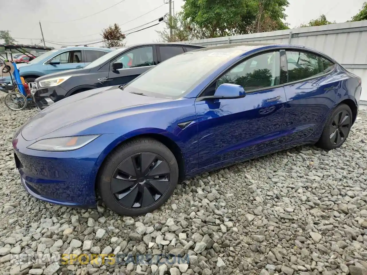 1 Photograph of a damaged car 5YJ3E1EB8SF882845 TESLA MODEL 3 2025