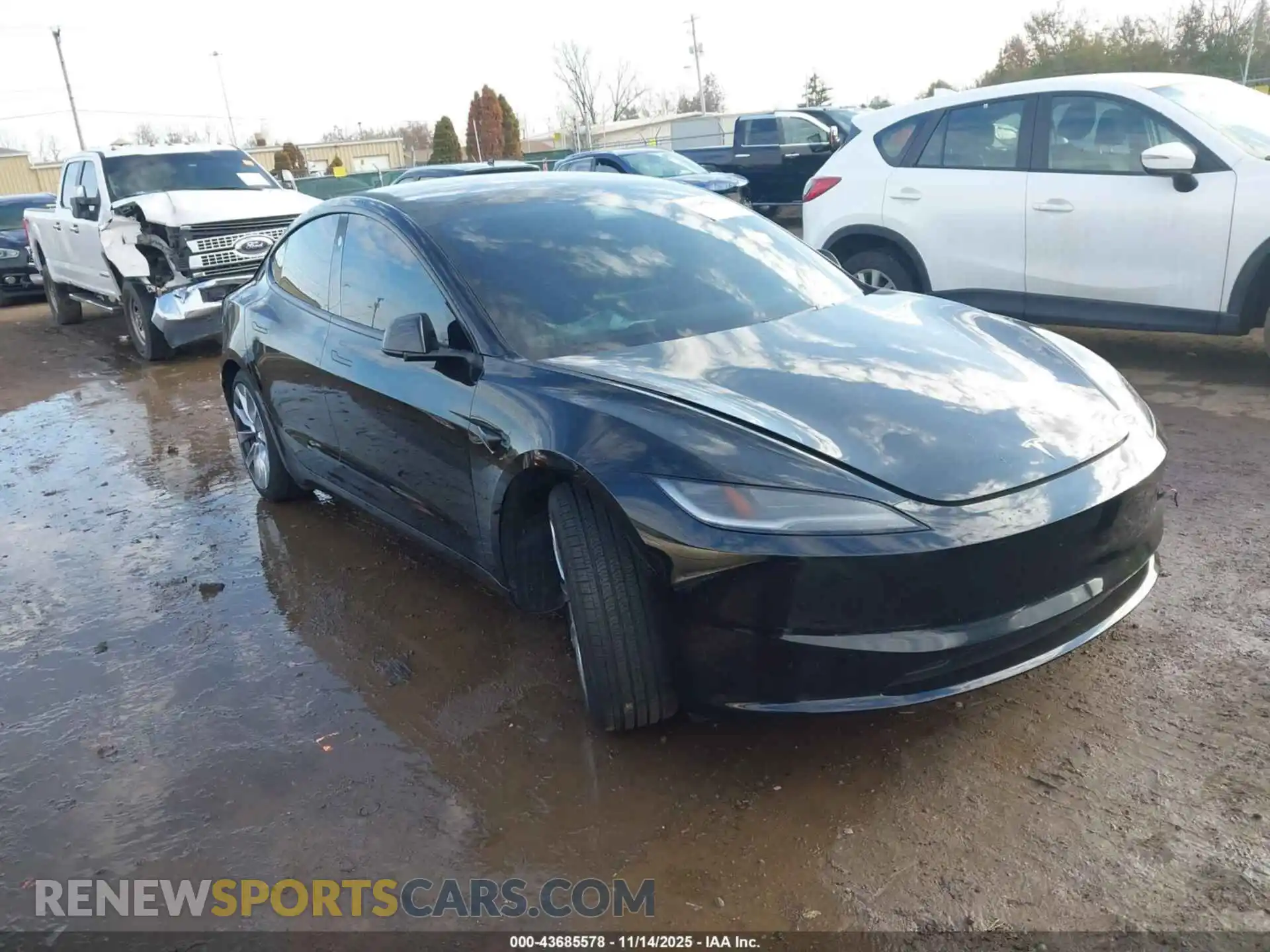 1 Photograph of a damaged car 5YJ3E1EB8SF910076 TESLA MODEL 3 2025