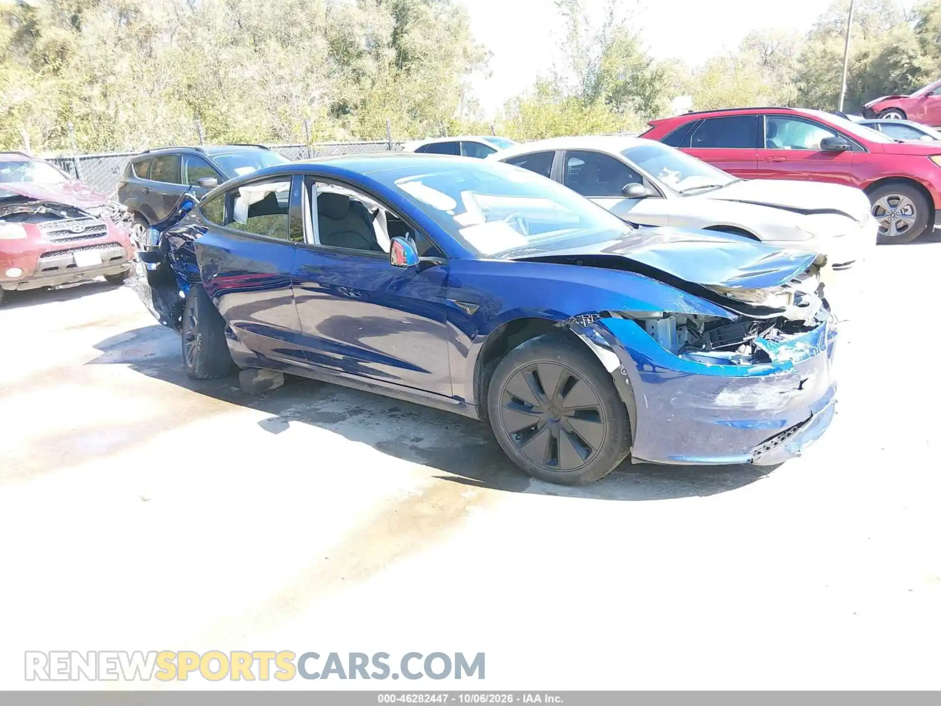 1 Photograph of a damaged car 5YJ3E1EB8SF910708 TESLA MODEL 3 2025