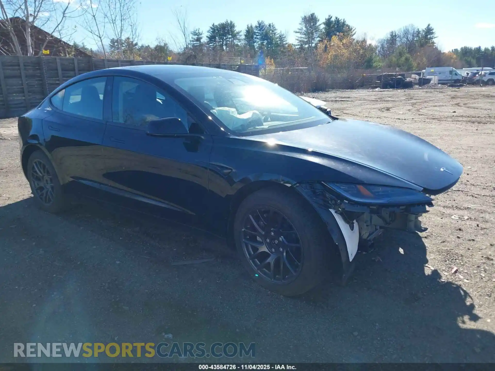 1 Photograph of a damaged car 5YJ3E1EB8SF910840 TESLA MODEL 3 2025