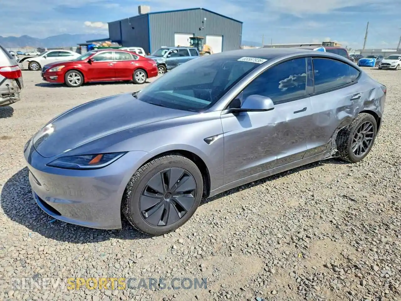 1 Photograph of a damaged car 5YJ3E1EB9SF004177 TESLA MODEL 3 2025