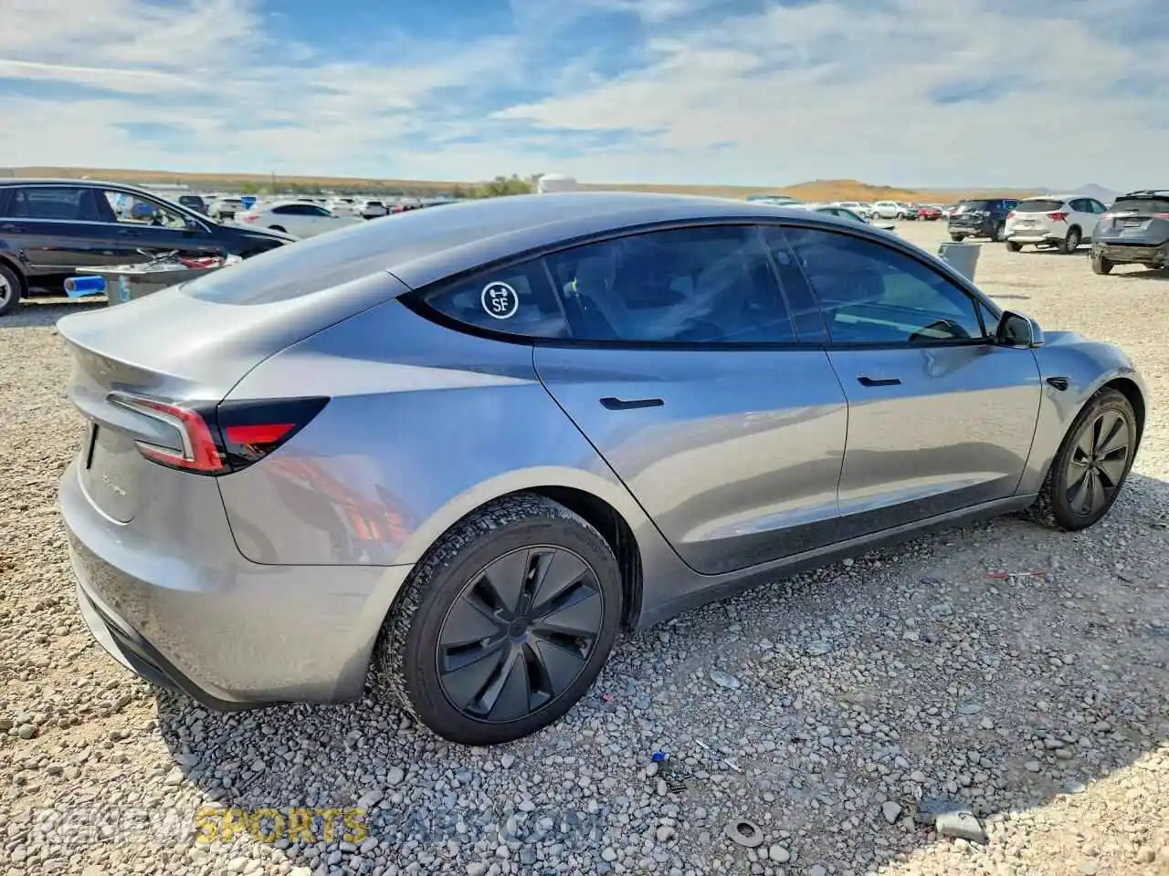 3 Photograph of a damaged car 5YJ3E1EB9SF004177 TESLA MODEL 3 2025