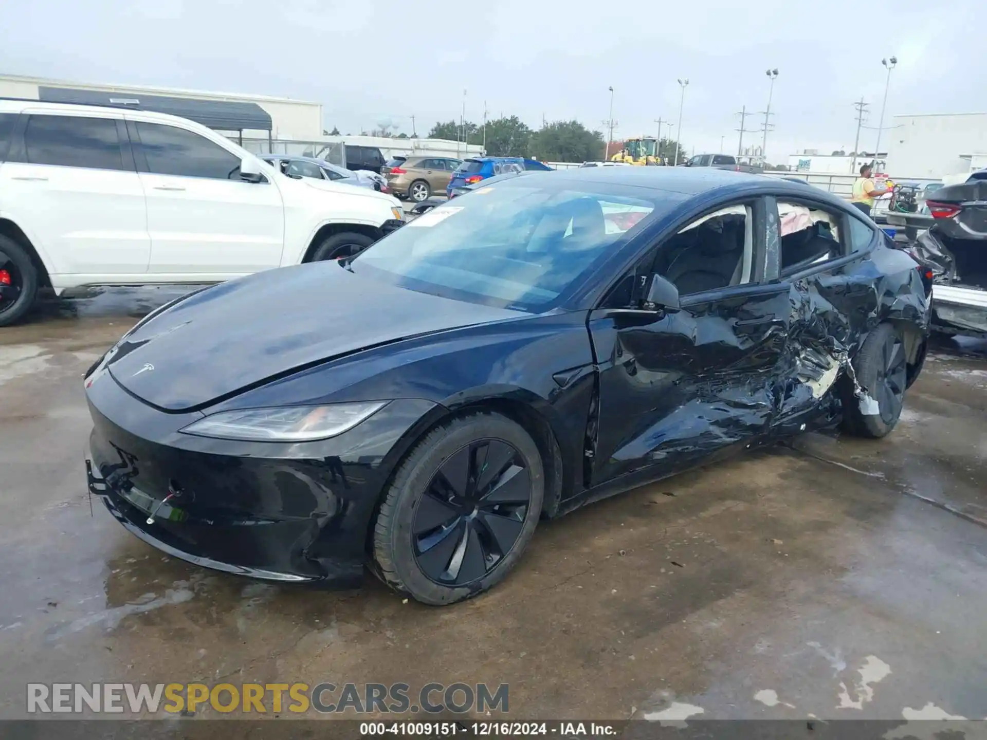 2 Photograph of a damaged car 5YJ3E1EB9SF879372 TESLA MODEL 3 2025
