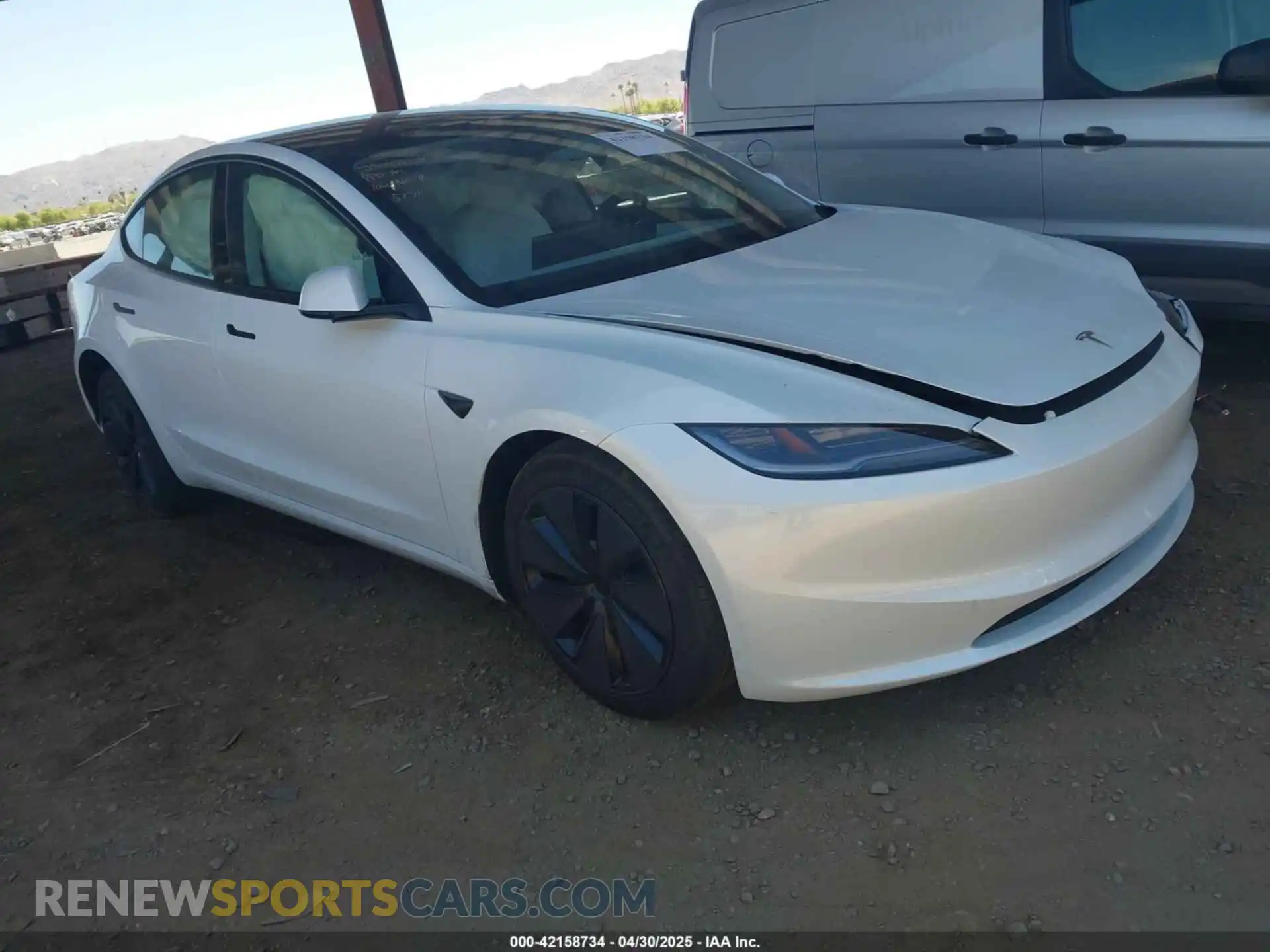 1 Photograph of a damaged car 5YJ3E1EB9SF885771 TESLA MODEL 3 2025