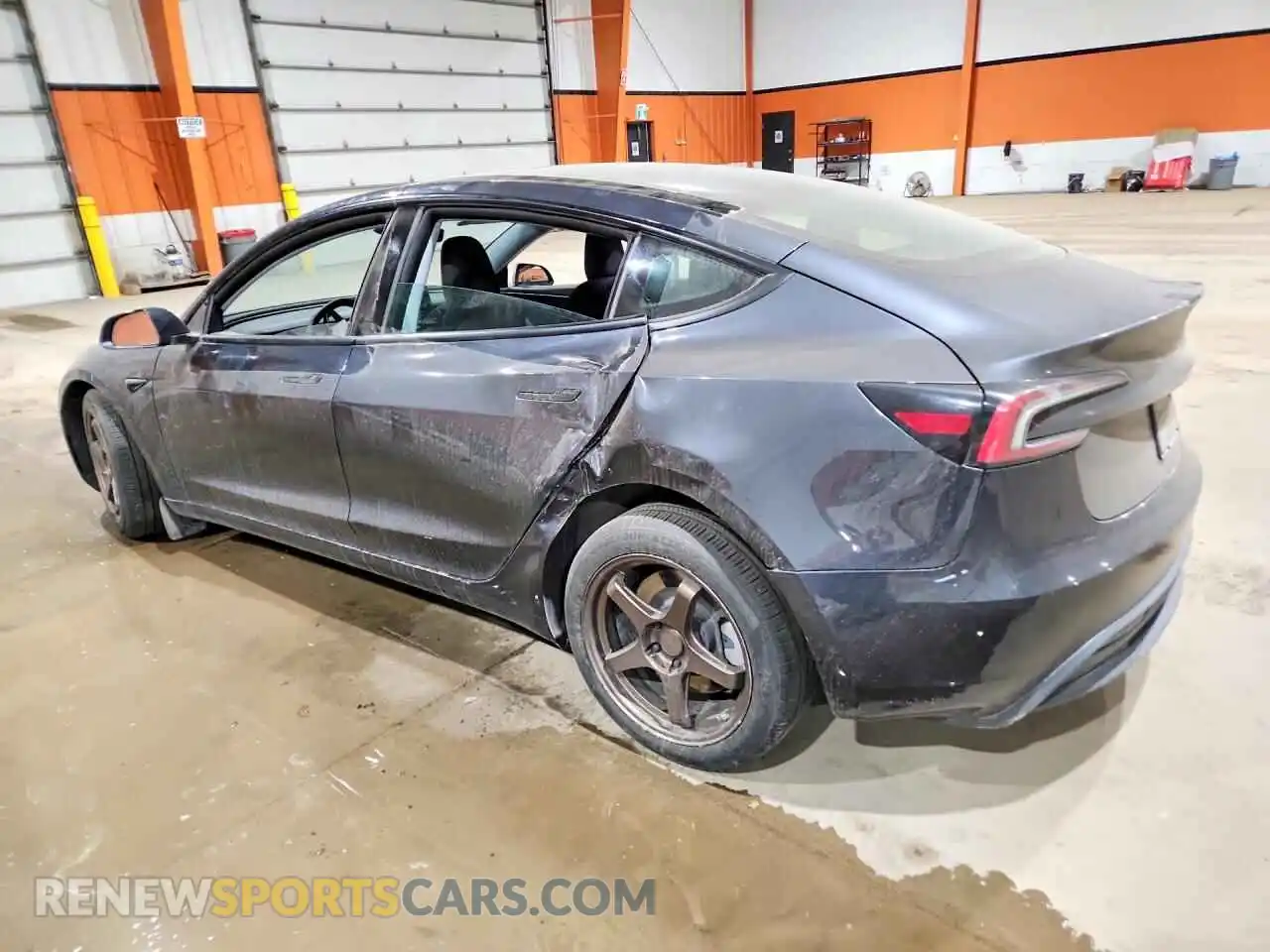 2 Photograph of a damaged car 5YJ3E1EB9SF896933 TESLA MODEL 3 2025
