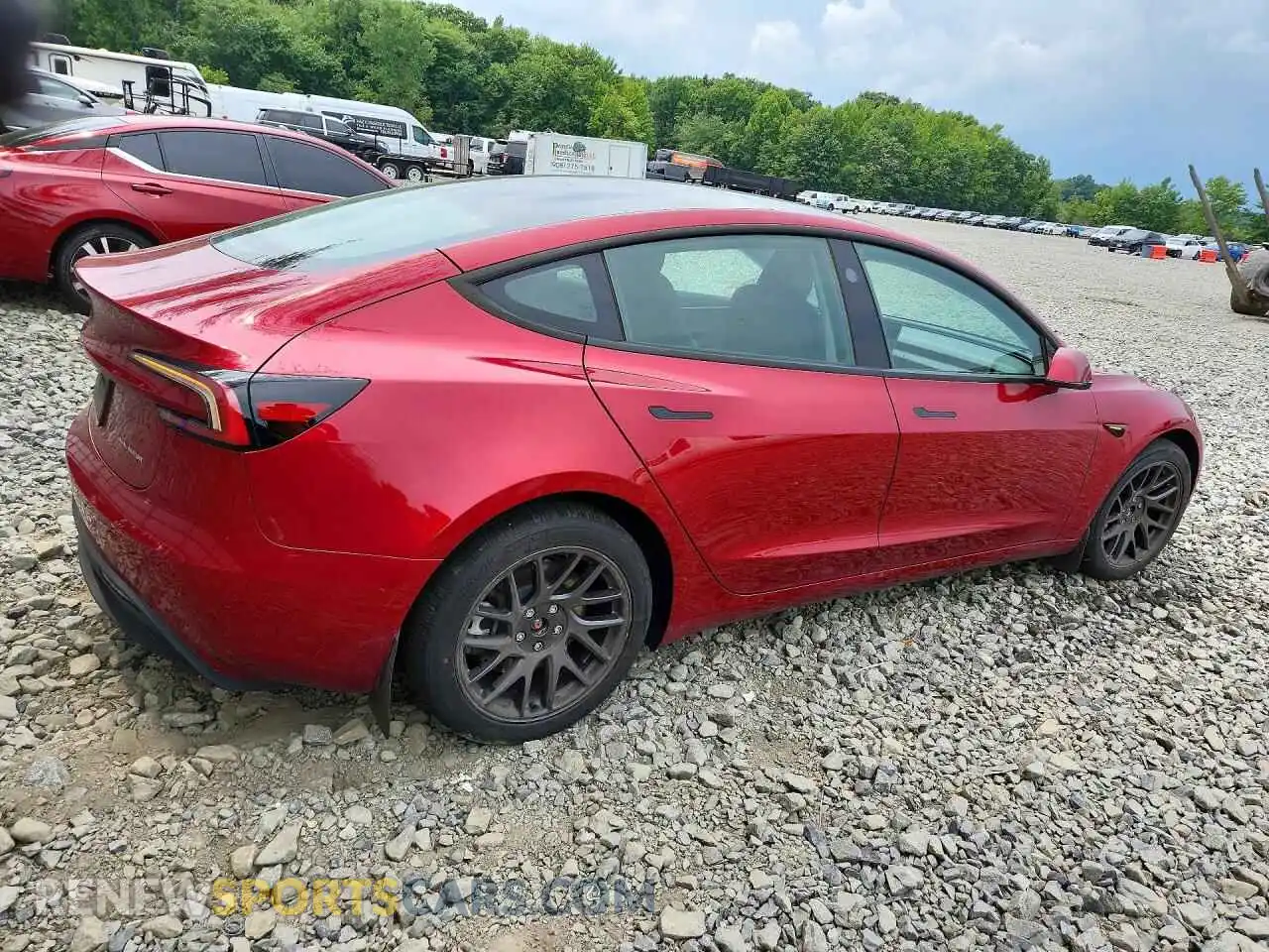 3 Photograph of a damaged car 5YJ3E1EB9SF916615 TESLA MODEL 3 2025