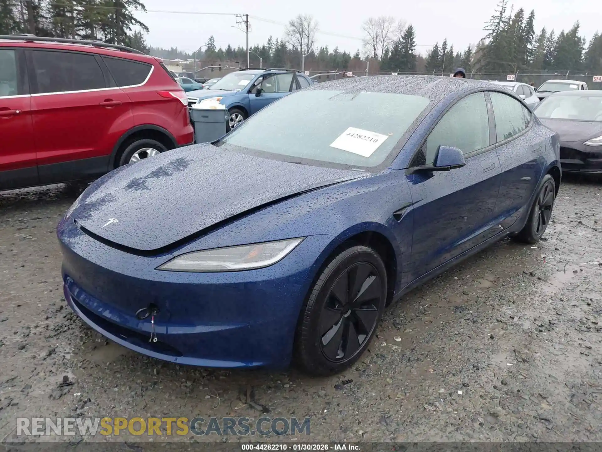 2 Photograph of a damaged car 5YJ3E1EB9SF939327 TESLA MODEL 3 2025