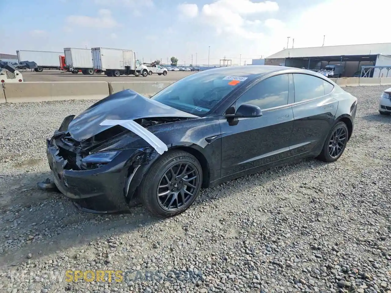 1 Photograph of a damaged car 5YJ3E1EBXSF899890 TESLA MODEL 3 2025
