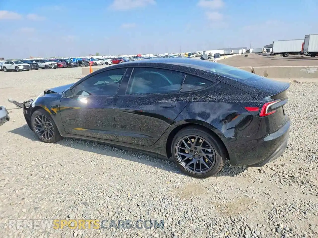 2 Photograph of a damaged car 5YJ3E1EBXSF899890 TESLA MODEL 3 2025