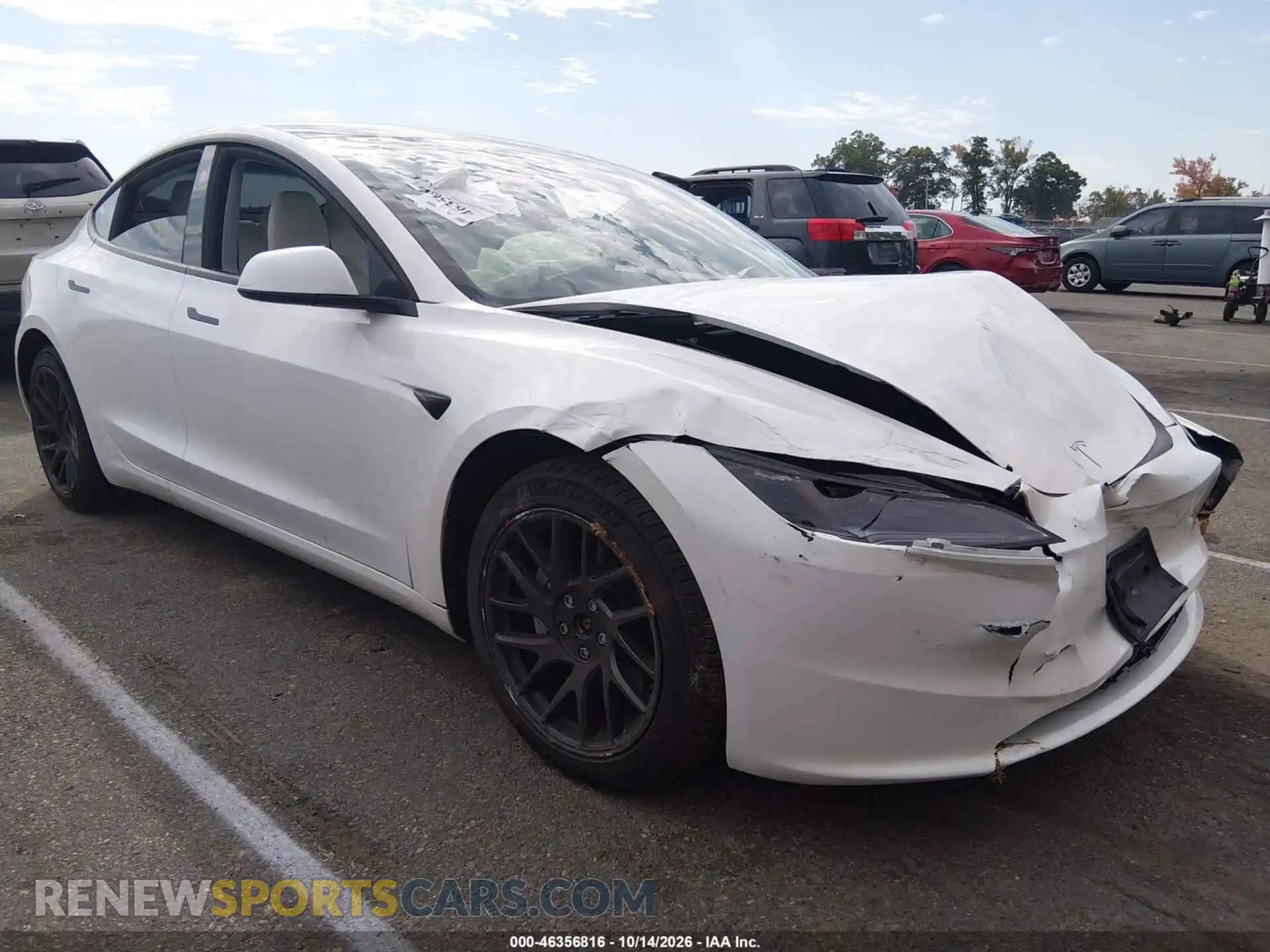 1 fotografías del automóvil dañado 5YJ3E1EBXSF936985 TESLA MODEL 3 2025