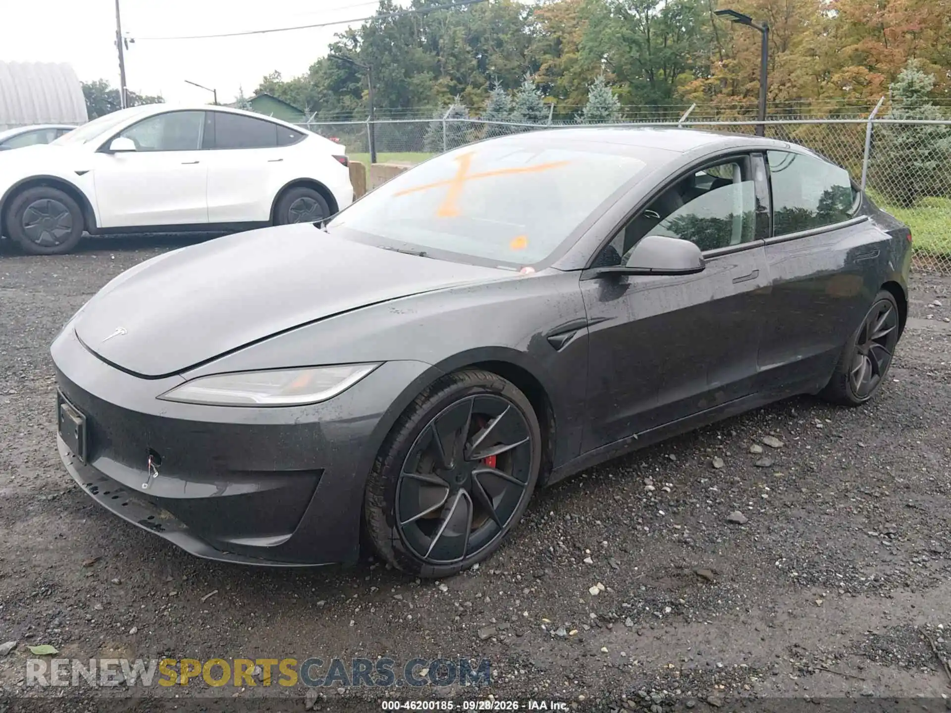 2 fotografías del automóvil dañado 5YJ3E1ET0SF084753 TESLA MODEL 3 2025