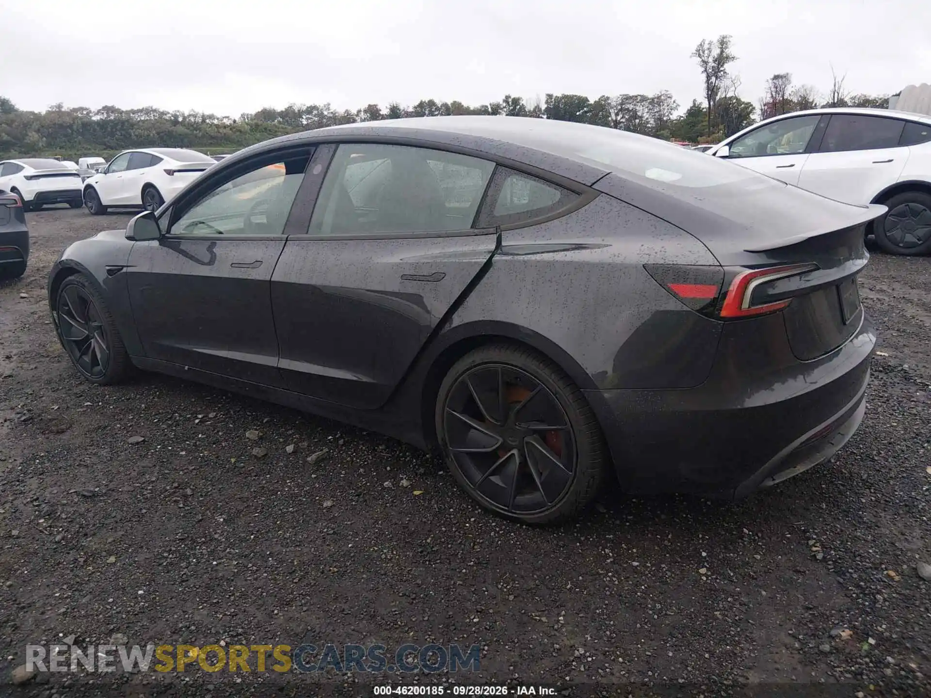 3 fotografías del automóvil dañado 5YJ3E1ET0SF084753 TESLA MODEL 3 2025