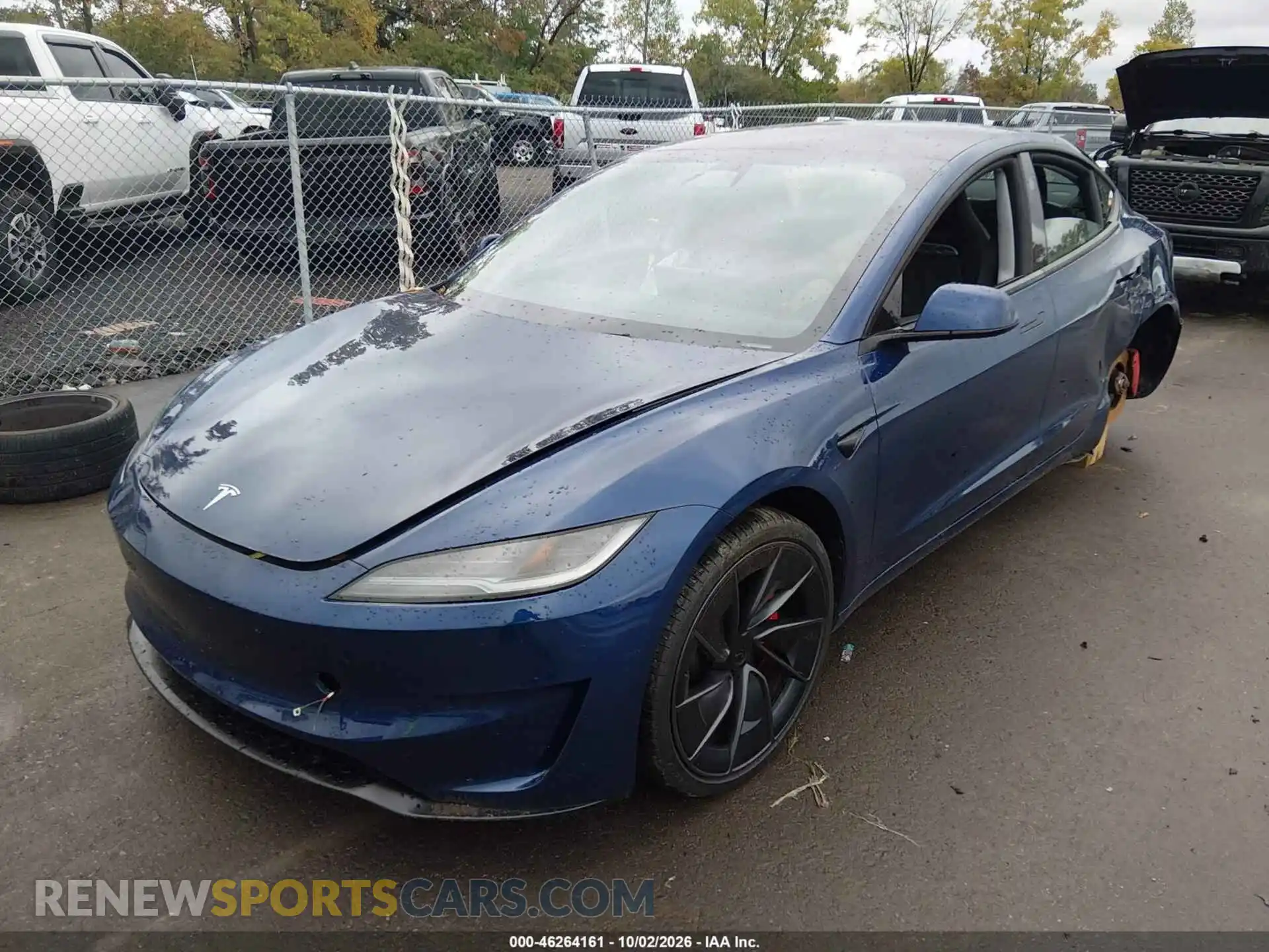 2 Photograph of a damaged car 5YJ3E1ET1SF030376 TESLA MODEL 3 2025