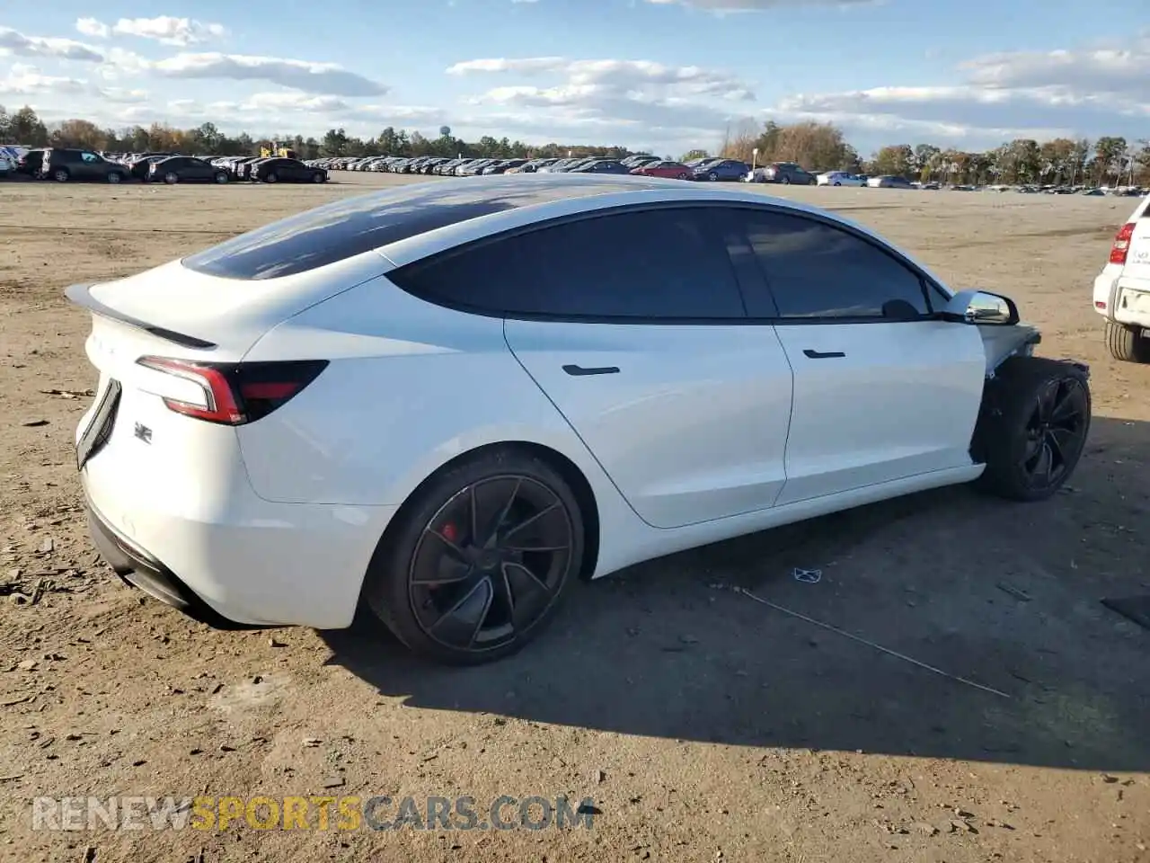 3 Photograph of a damaged car 5YJ3E1ET2SF057814 TESLA MODEL 3 2025