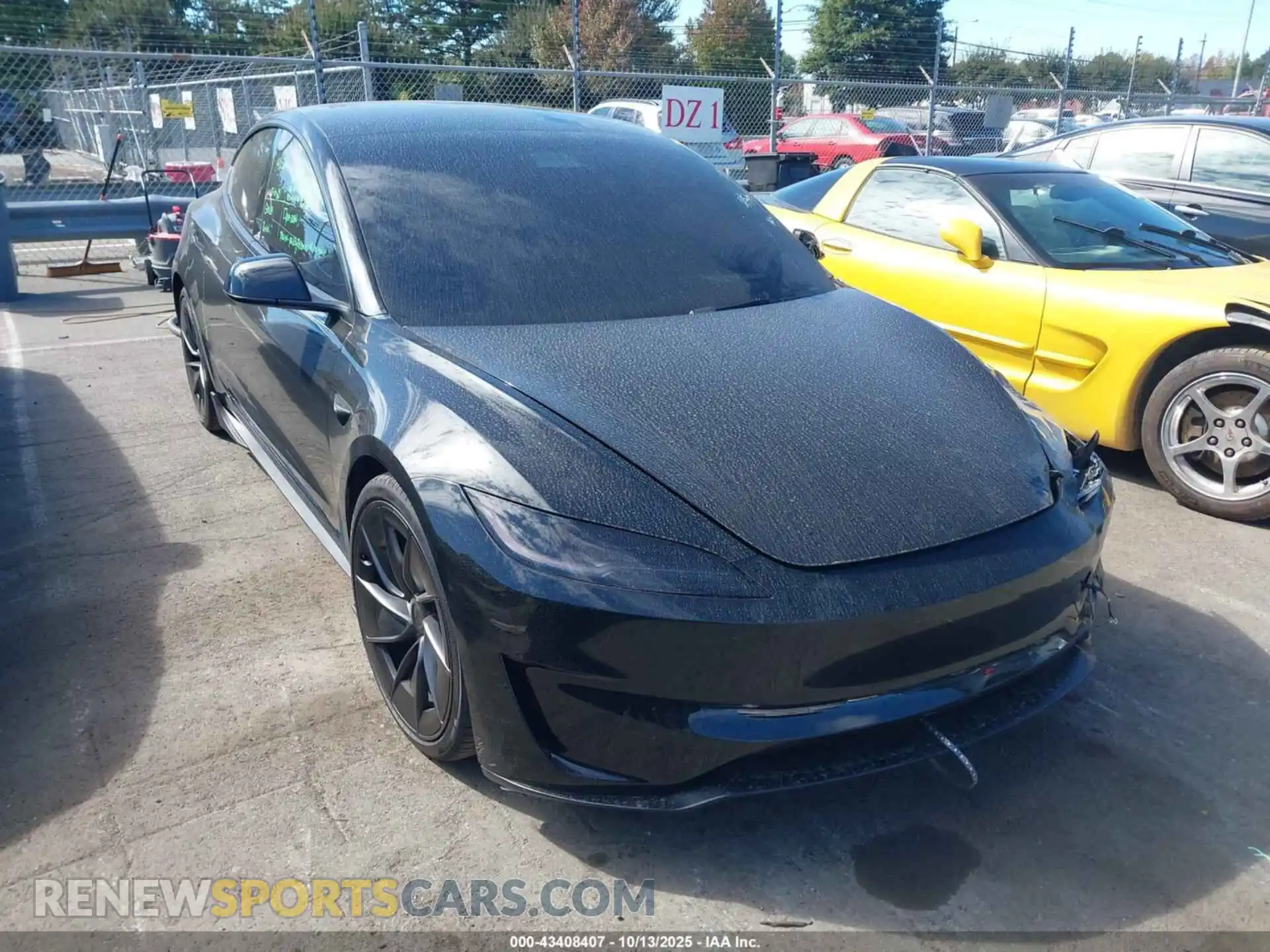 1 Photograph of a damaged car 5YJ3E1ET5SF073148 TESLA MODEL 3 2025