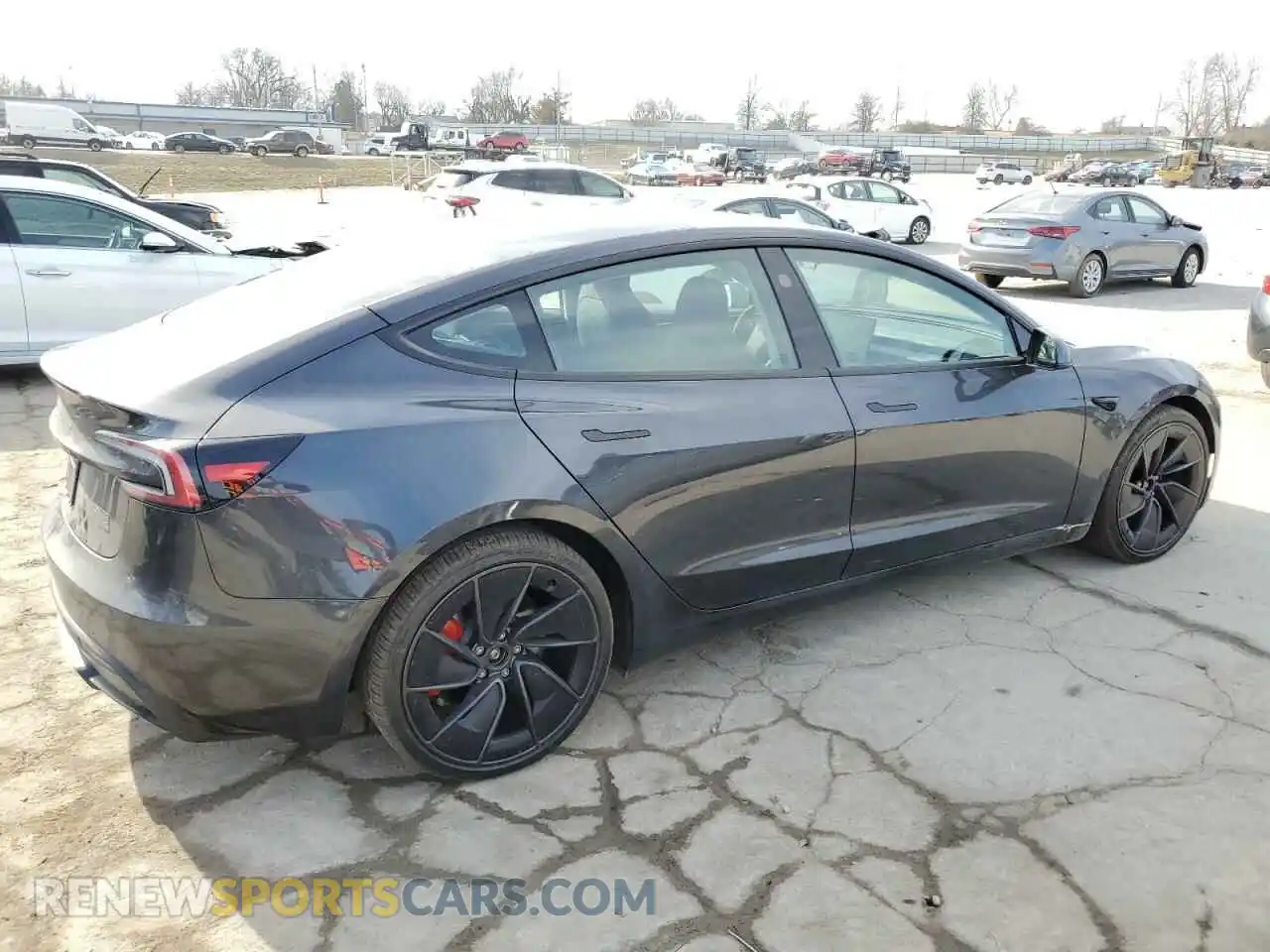 3 Photograph of a damaged car 5YJ3E1ET6SF932134 TESLA MODEL 3 2025