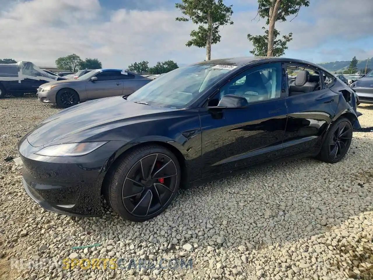 1 Photograph of a damaged car 5YJ3E1ET9SF078059 TESLA MODEL 3 2025