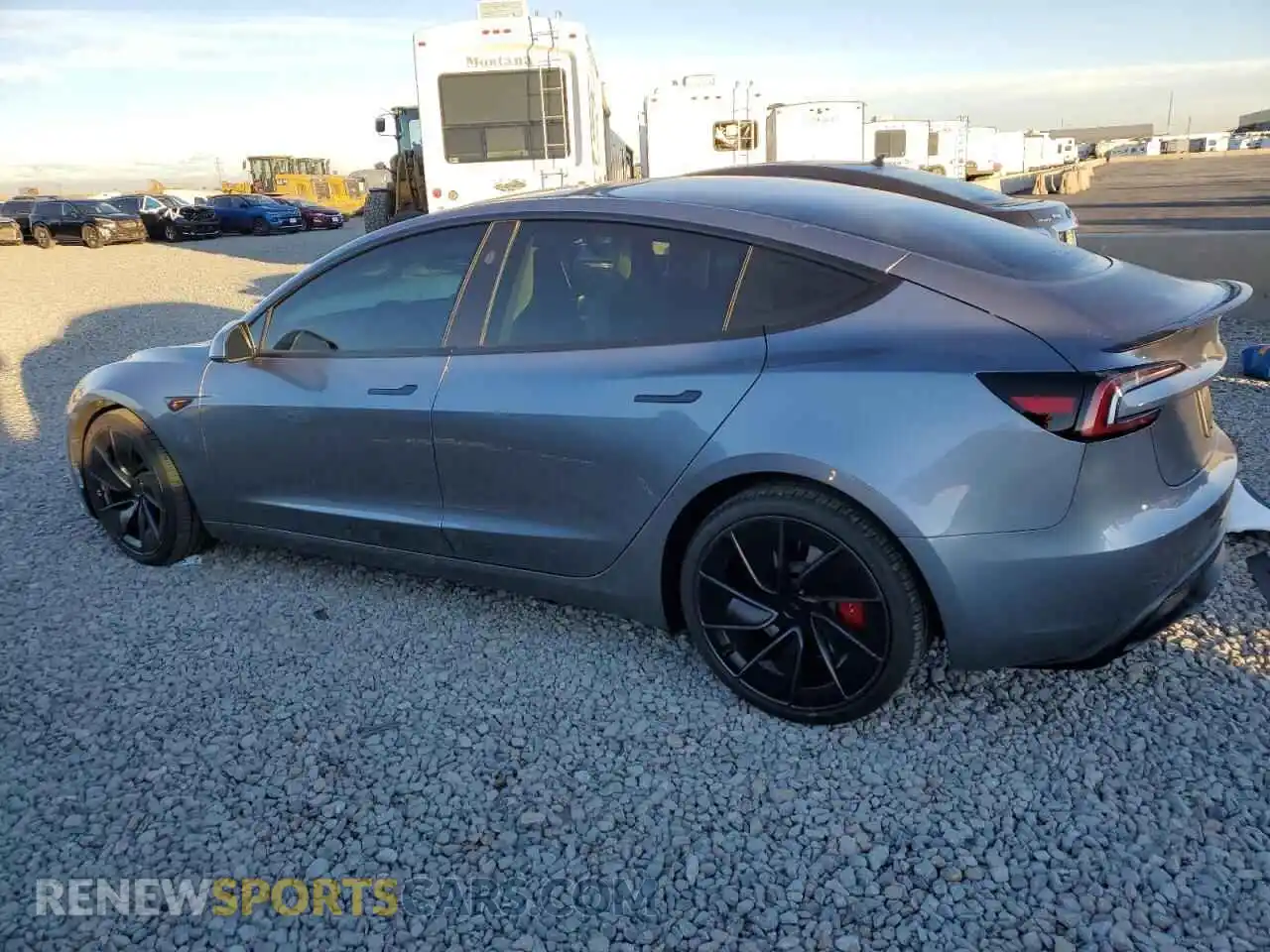 2 Photograph of a damaged car 5YJ3E1ET9SF078112 TESLA MODEL 3 2025