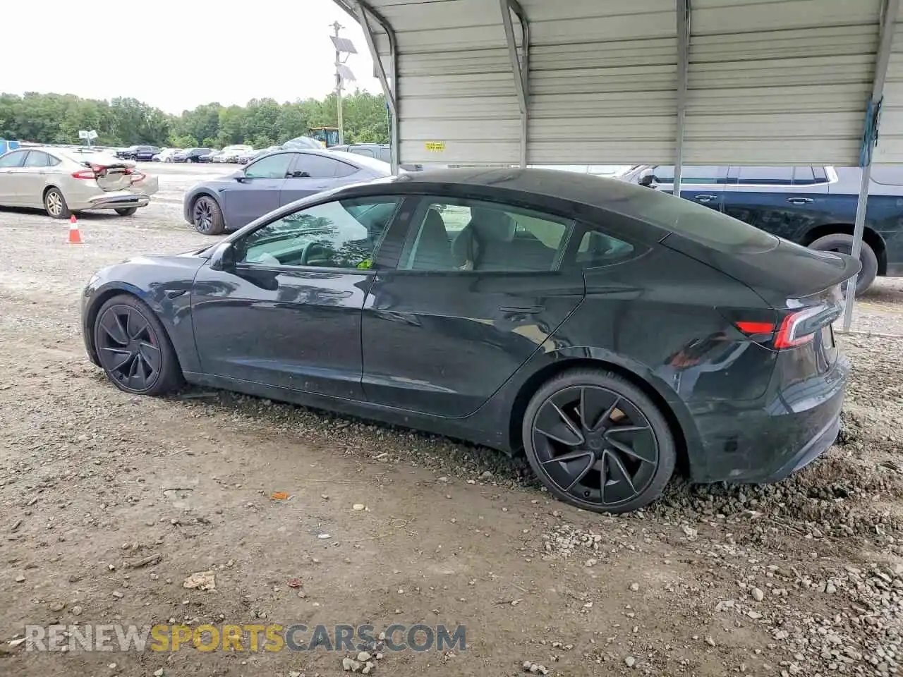 2 Photograph of a damaged car 5YJ3E1ETXSF085165 TESLA MODEL 3 2025