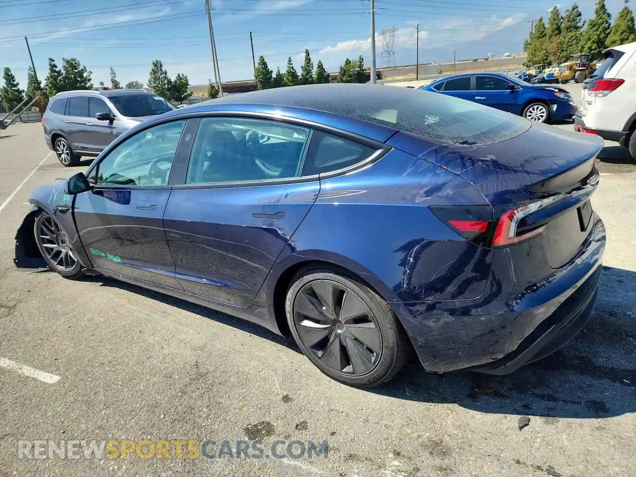 2 Фотография поврежденного автомобиля 5YJ3E1EA1TF209646 TESLA MODEL 3 2026