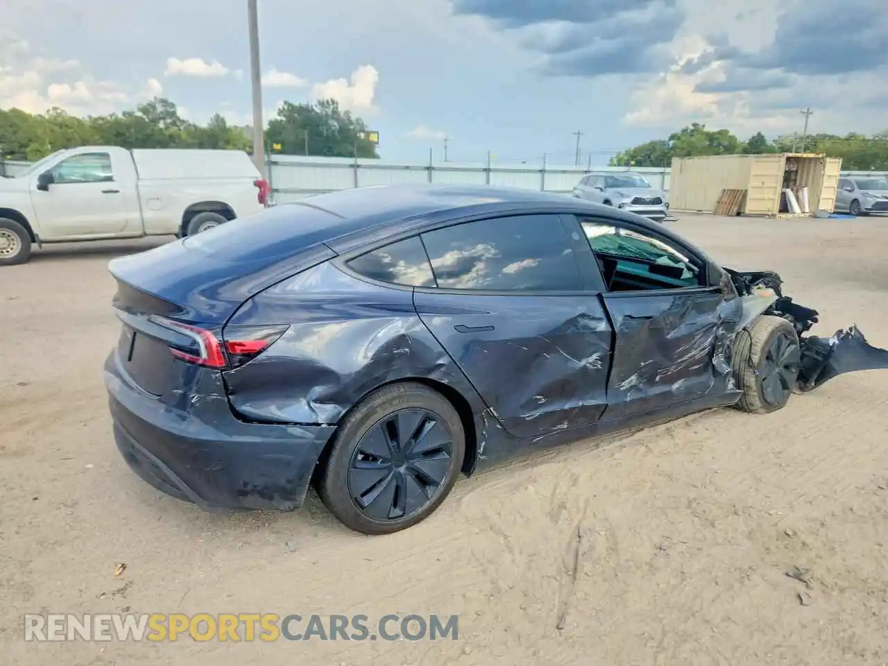 3 Photograph of a damaged car 5YJ3E1EA5TF183763 TESLA MODEL 3 2026