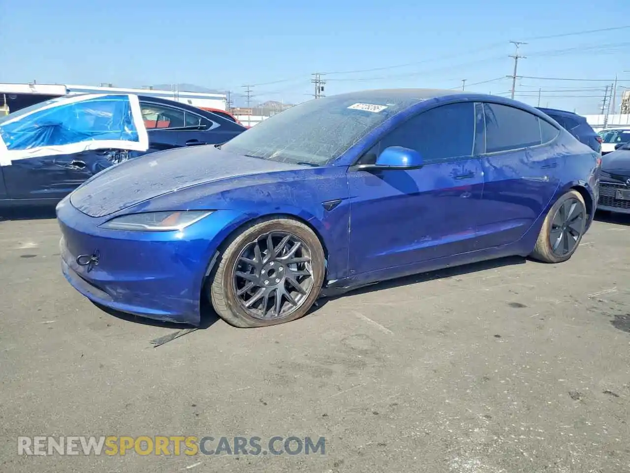 1 Photograph of a damaged car 5YJ3E1EA7TF135844 TESLA MODEL 3 2026