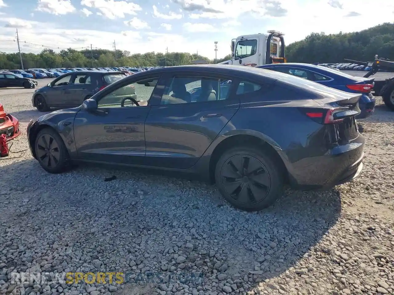2 fotografías del automóvil dañado 5YJ3E1EB0TF214801 TESLA MODEL 3 2026