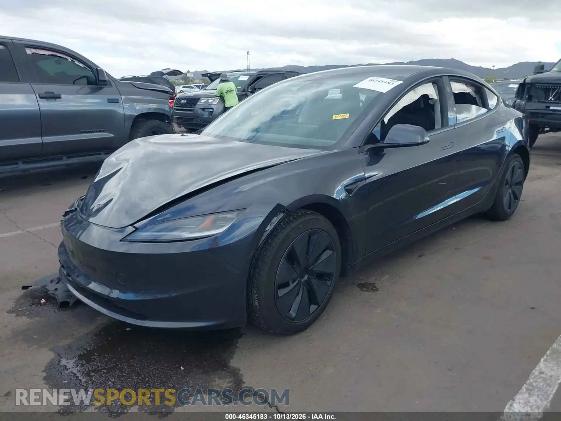 2 Photograph of a damaged car 5YJ3E1EB3TF124140 TESLA MODEL 3 2026
