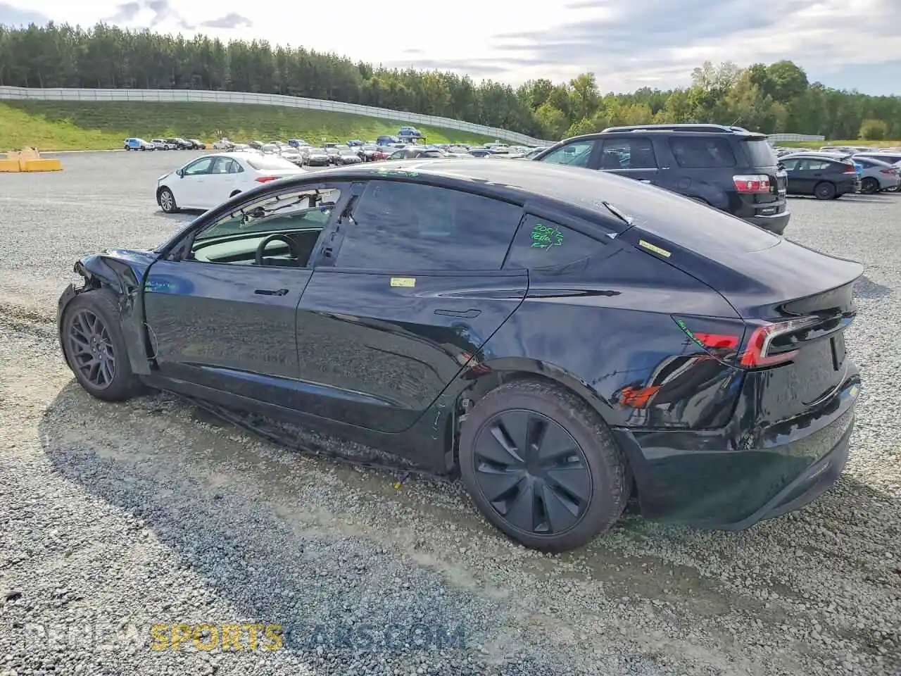 2 Photograph of a damaged car 5YJ3E1EB3TF177503 TESLA MODEL 3 2026