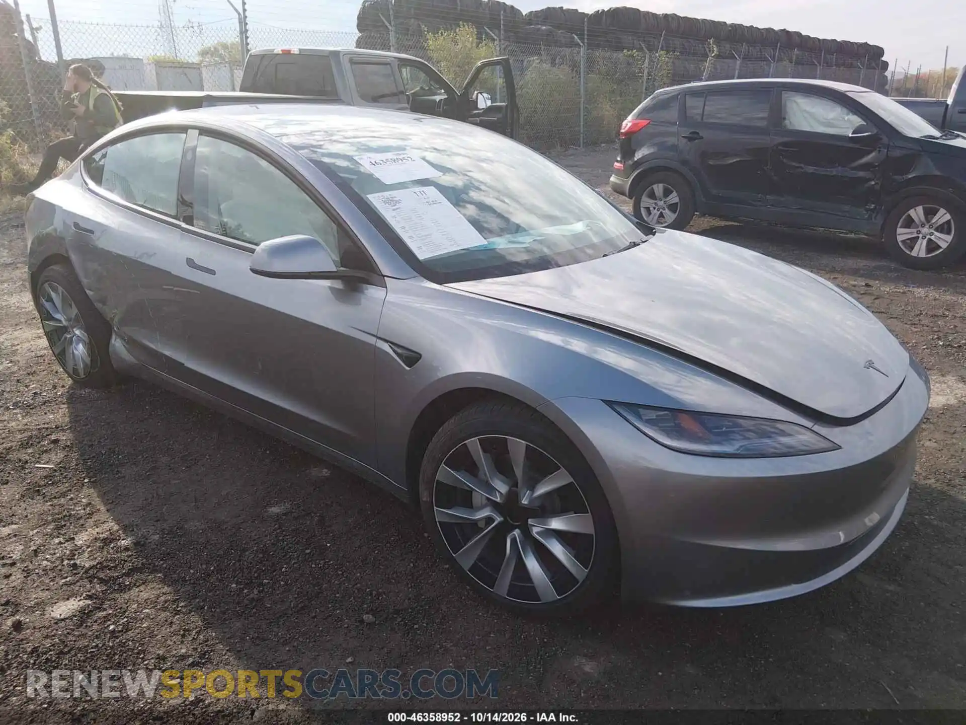 1 Photograph of a damaged car 5YJ3E1EB3TF203971 TESLA MODEL 3 2026