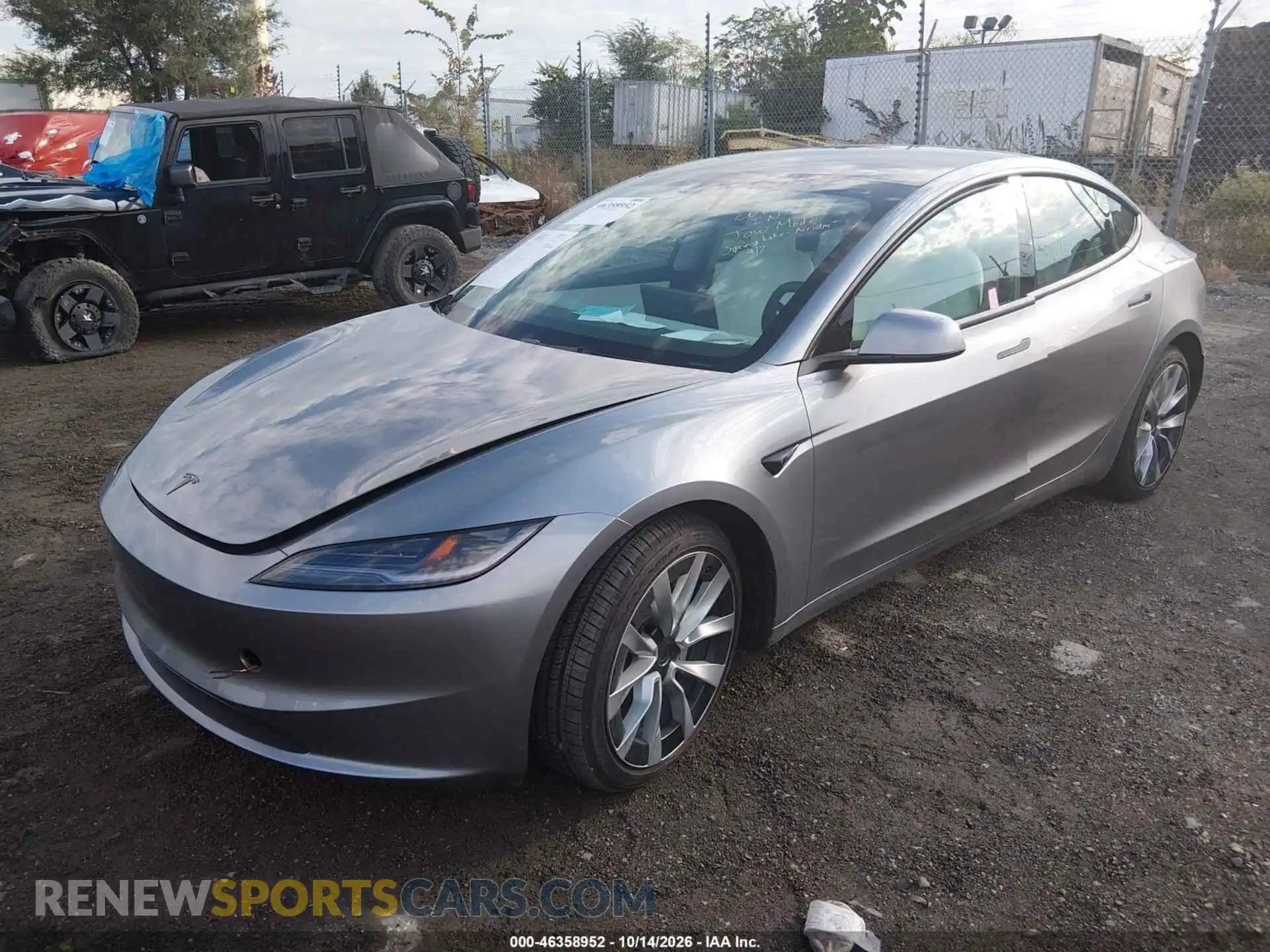 2 Photograph of a damaged car 5YJ3E1EB3TF203971 TESLA MODEL 3 2026