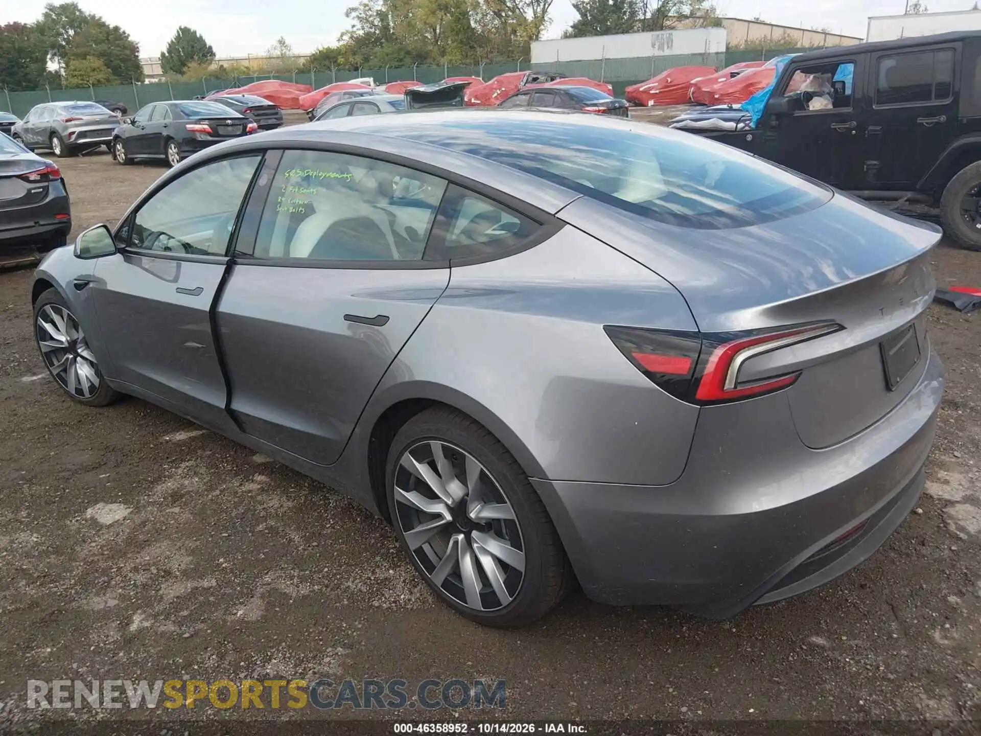 3 Photograph of a damaged car 5YJ3E1EB3TF203971 TESLA MODEL 3 2026