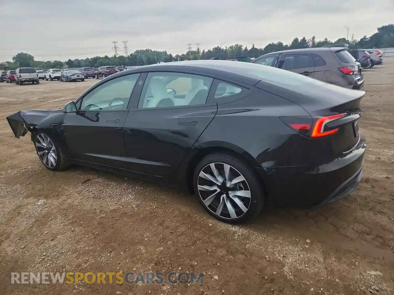2 fotografías del automóvil dañado 5YJ3E1EB3TF215859 TESLA MODEL 3 2026