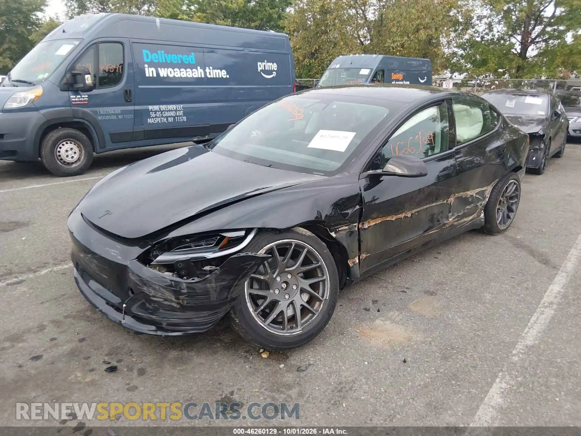2 Photograph of a damaged car 5YJ3E1EB4TF184038 TESLA MODEL 3 2026
