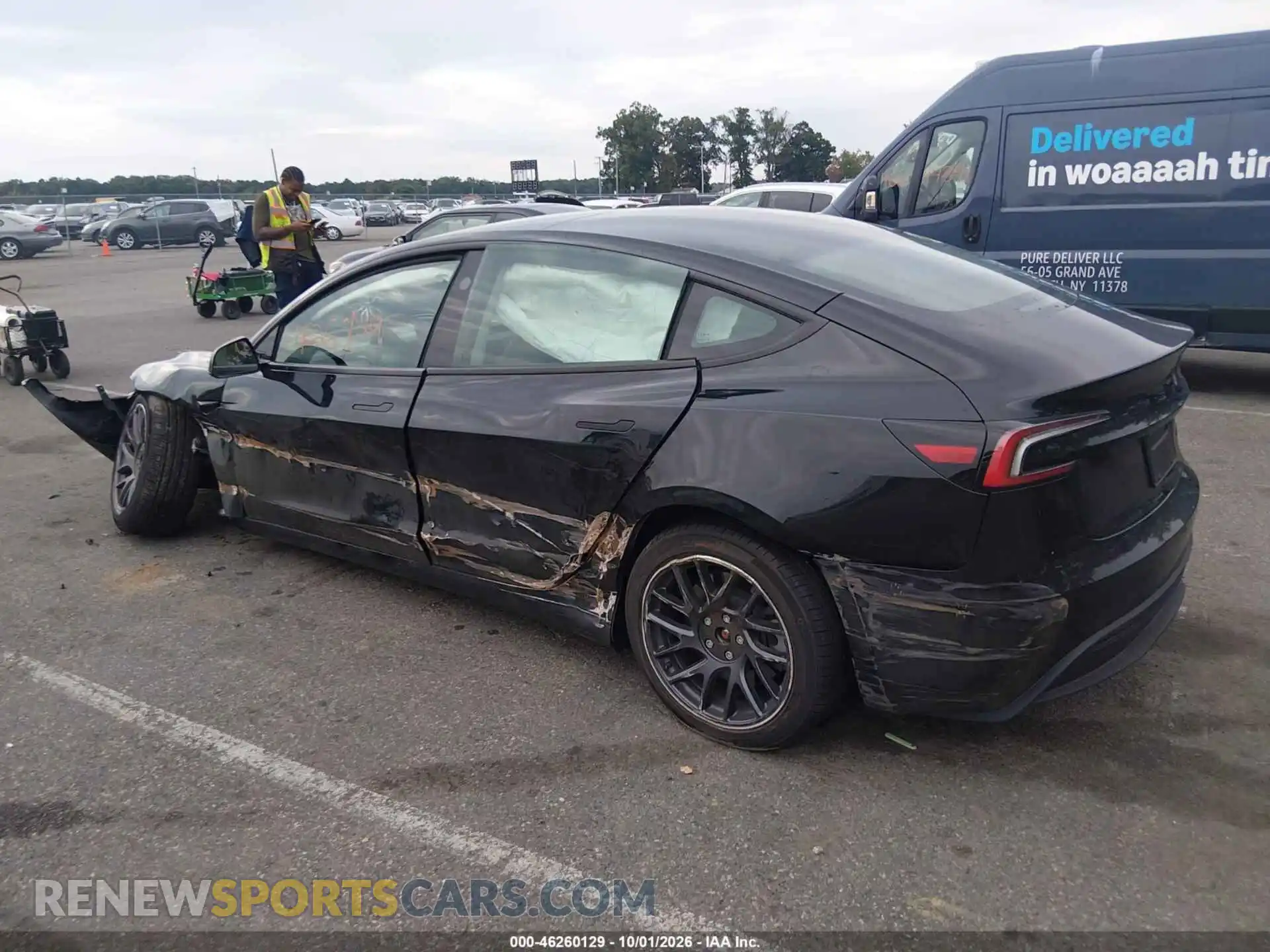 3 Photograph of a damaged car 5YJ3E1EB4TF184038 TESLA MODEL 3 2026