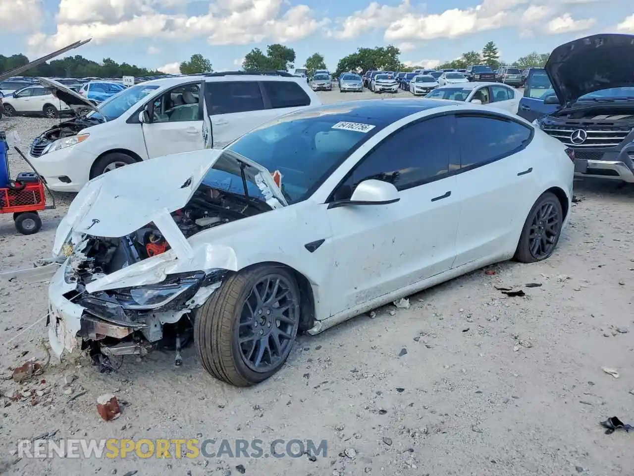 1 fotografías del automóvil dañado 5YJ3E1EB6TF154331 TESLA MODEL 3 2026