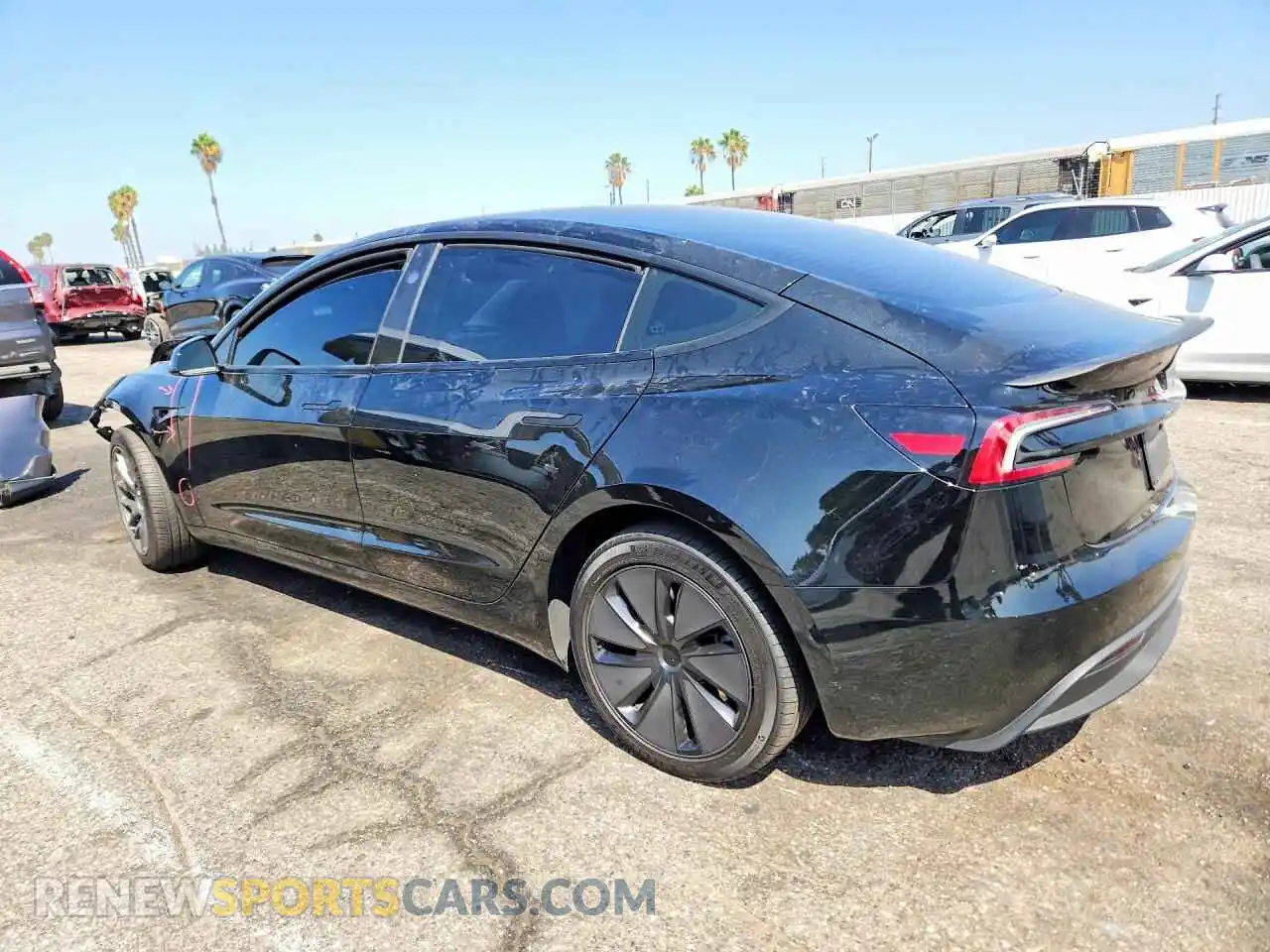 2 Photograph of a damaged car 5YJ3E1EB7TF177469 TESLA MODEL 3 2026